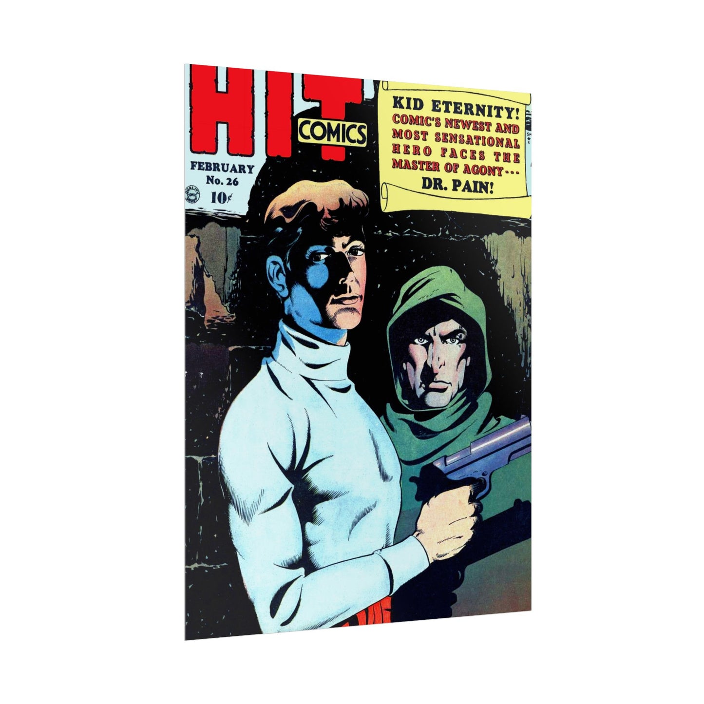 Retro Hit Comics Cover Poster Poster