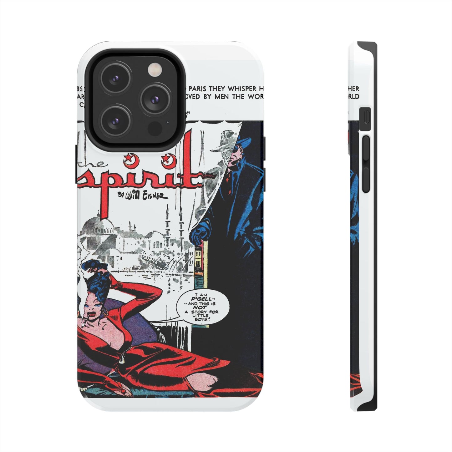 Vintage Spirit Comic Tough Phone Cases for Ultimate Protection - Old School Male 