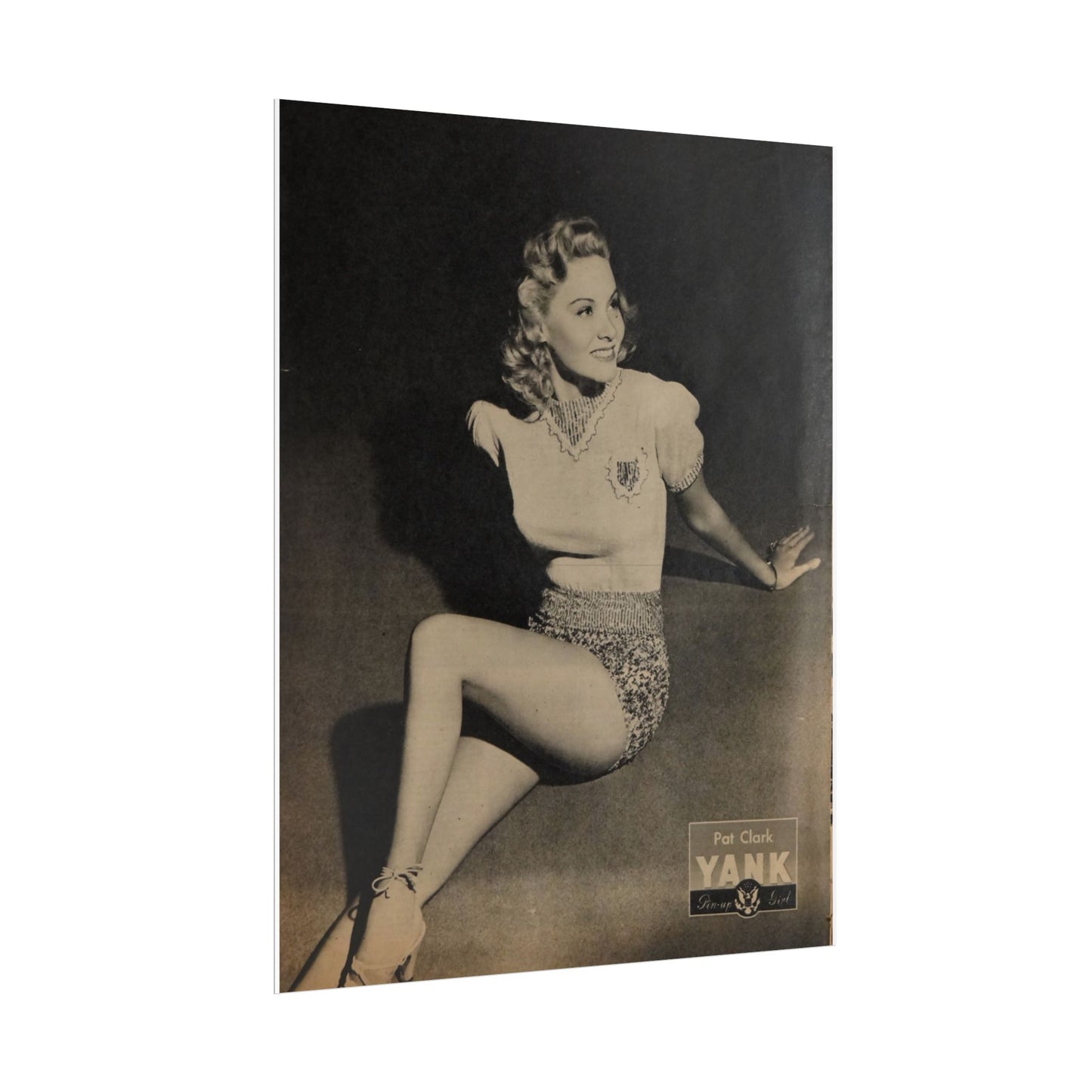 Pin Up Girl Pat Clark Rolled Poster