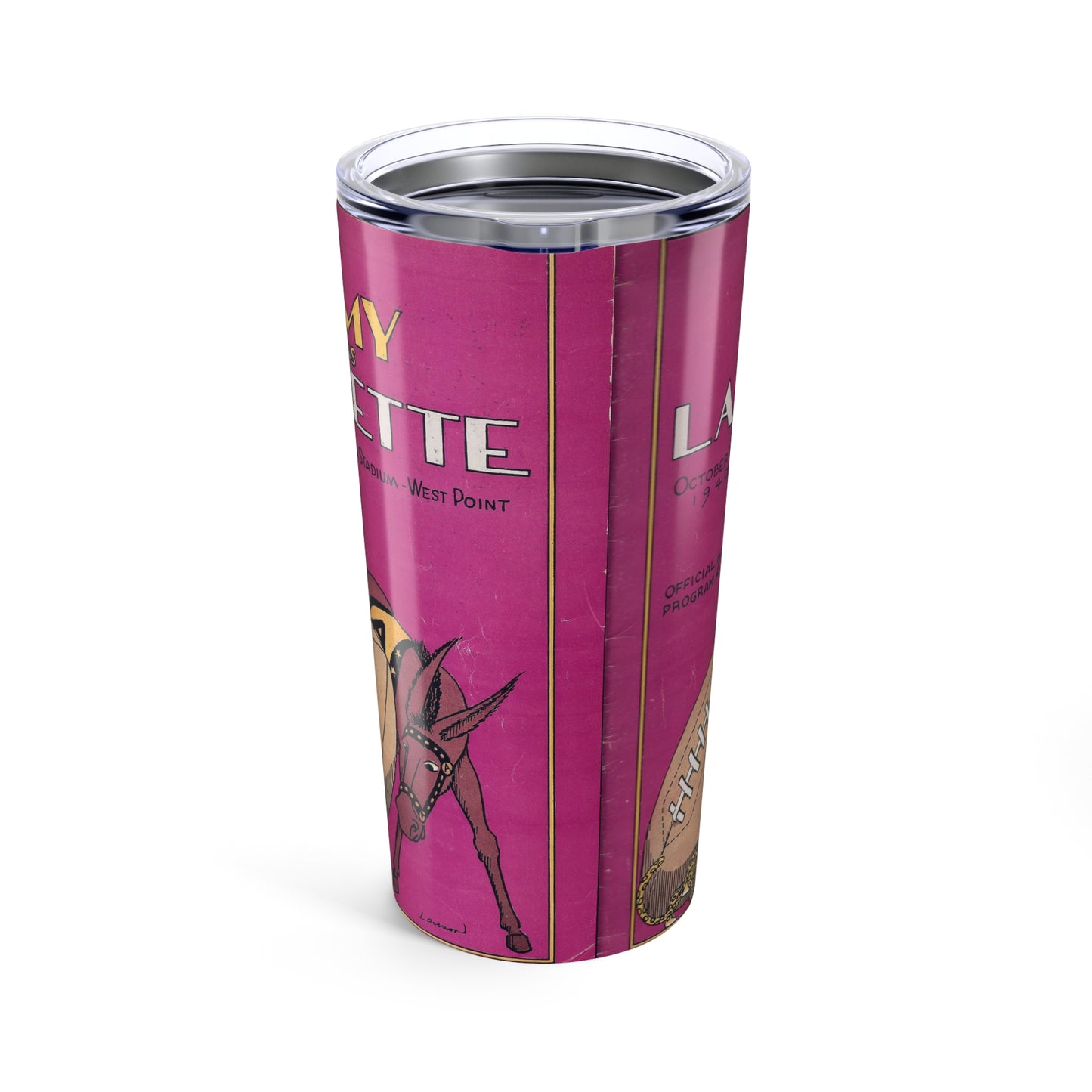 Retro Army vs. Lafayette Insulated Tumbler 20oz - Old School Male 