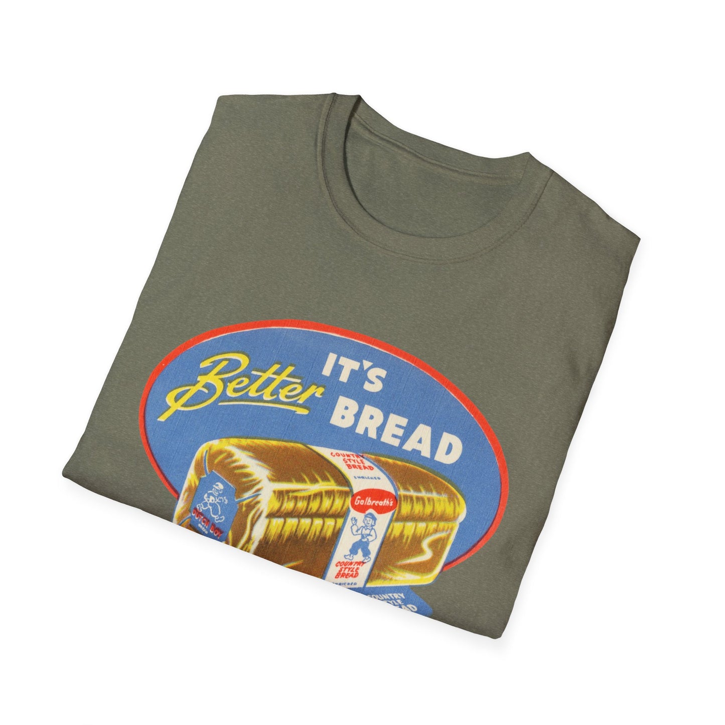 Unisex Galbreath Bread Logo T-Shirt: Classic 100% Cotton Comfort For Everyday Attire