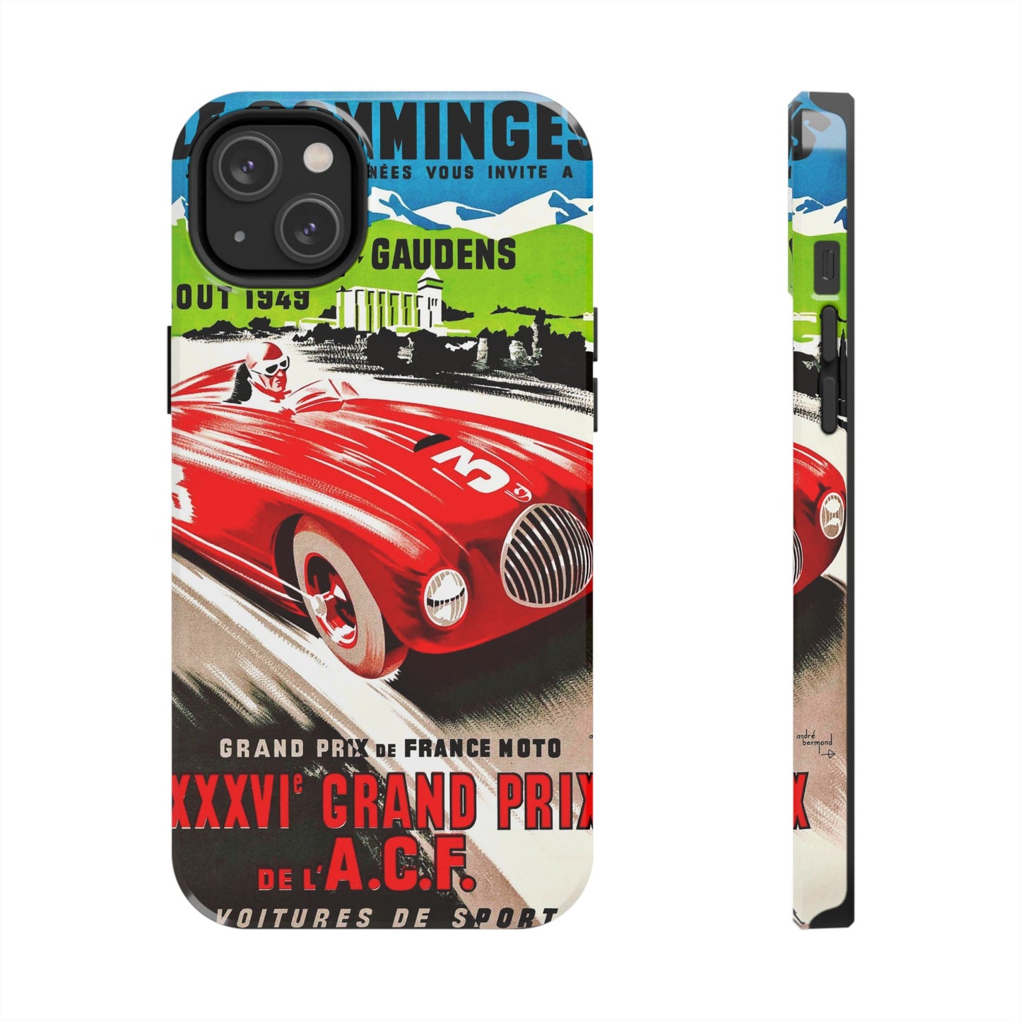 Vintage Racing Tough Phone Cases - Old School Male 