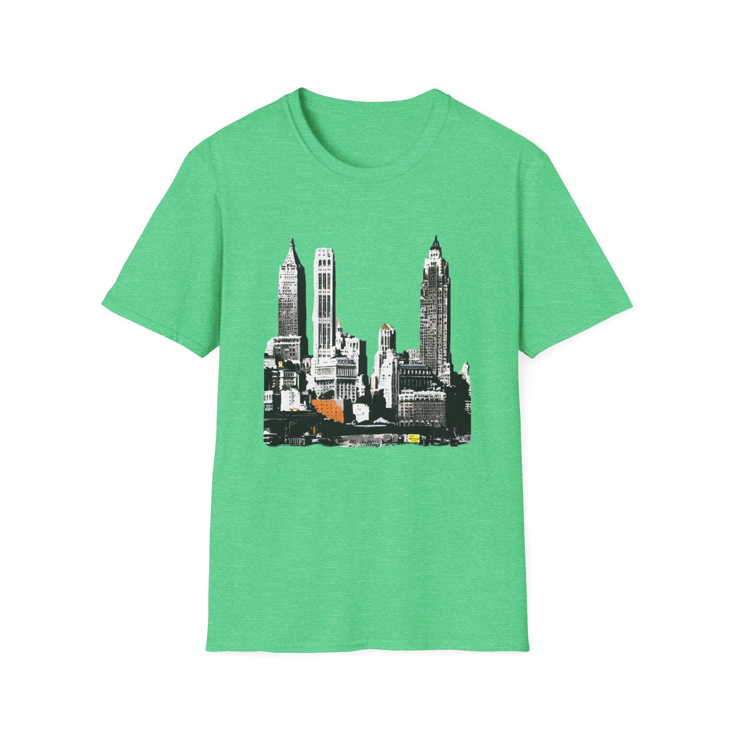 Retro New York City Skyline Softstyle Tee