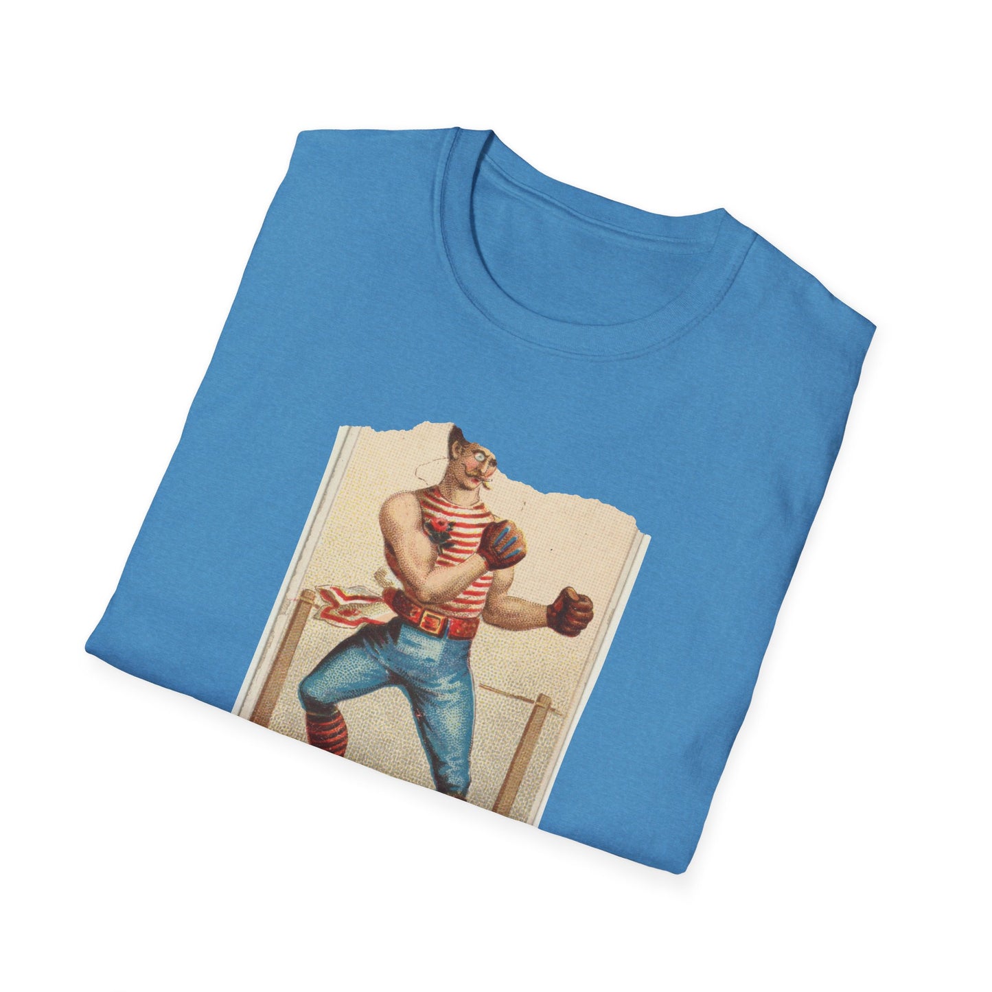 Retro Boxer Pose Unisex Softstyle Tee