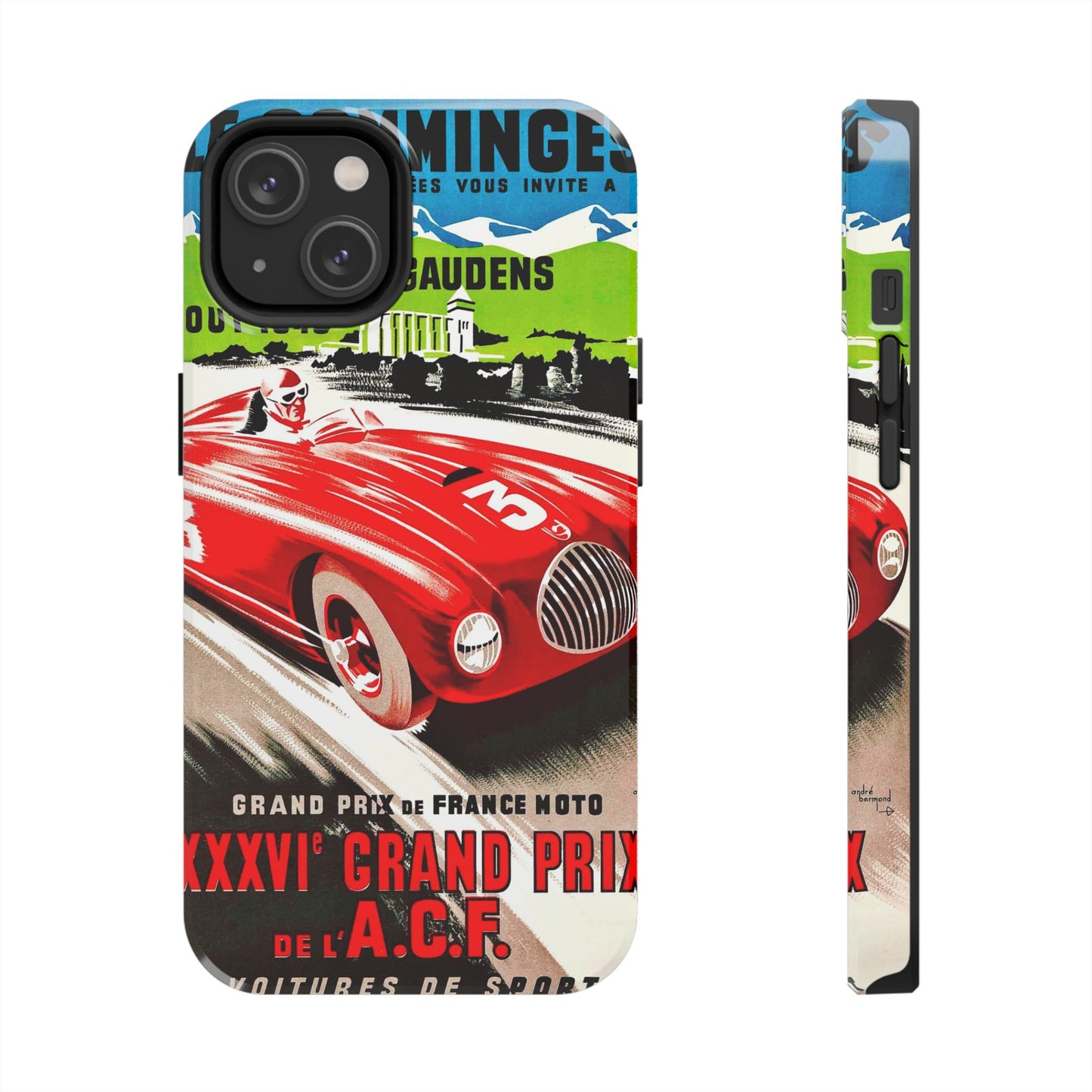 Vintage Racing Tough Phone Cases - Old School Male 