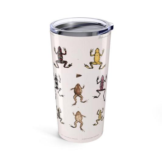 Retro Frog Taxonomy Insulated Tumbler 20oz - Old School Male 