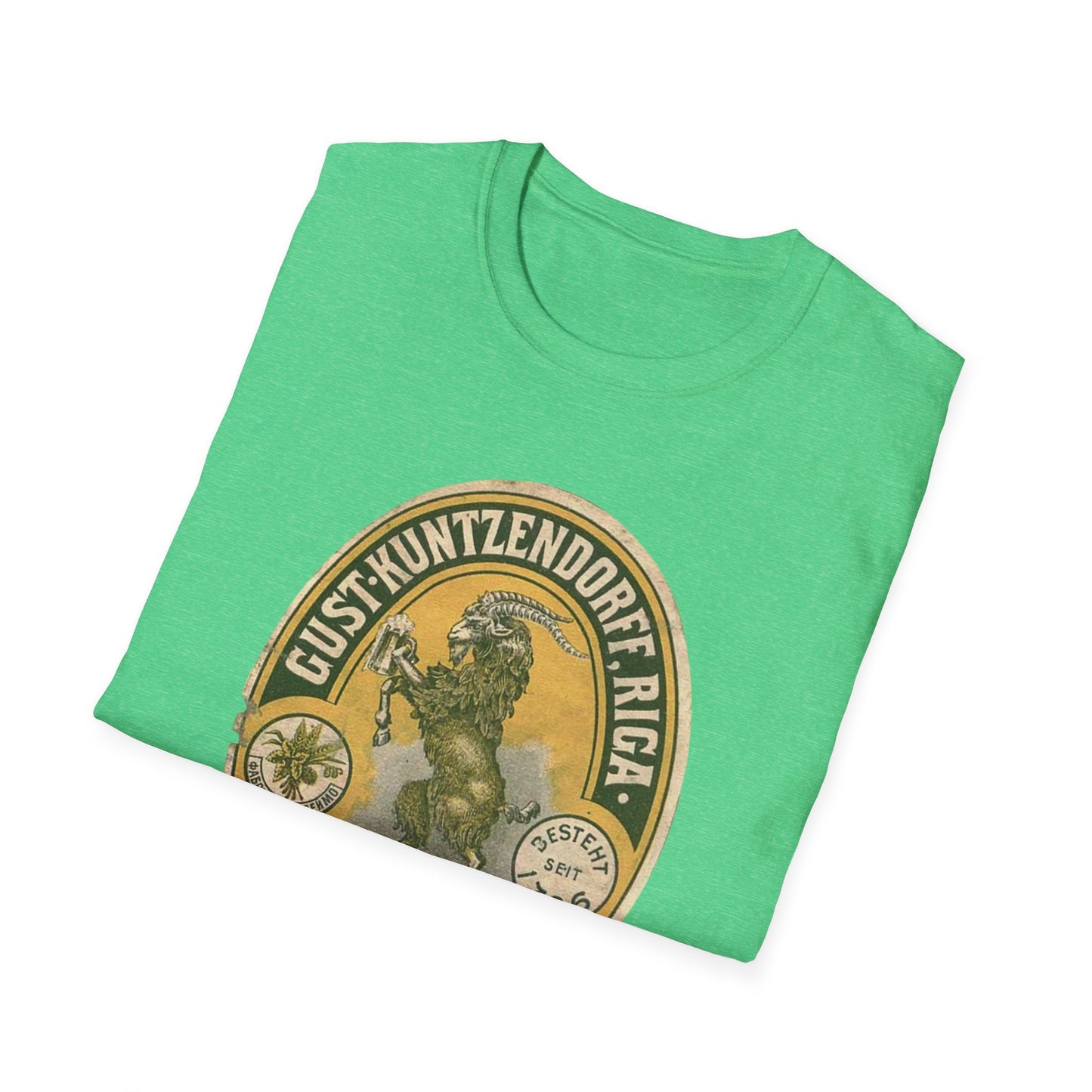 Sip in Style With This Vintage Bock Beer Unisex Softstyle Tee - Pure Cotton Comfort!