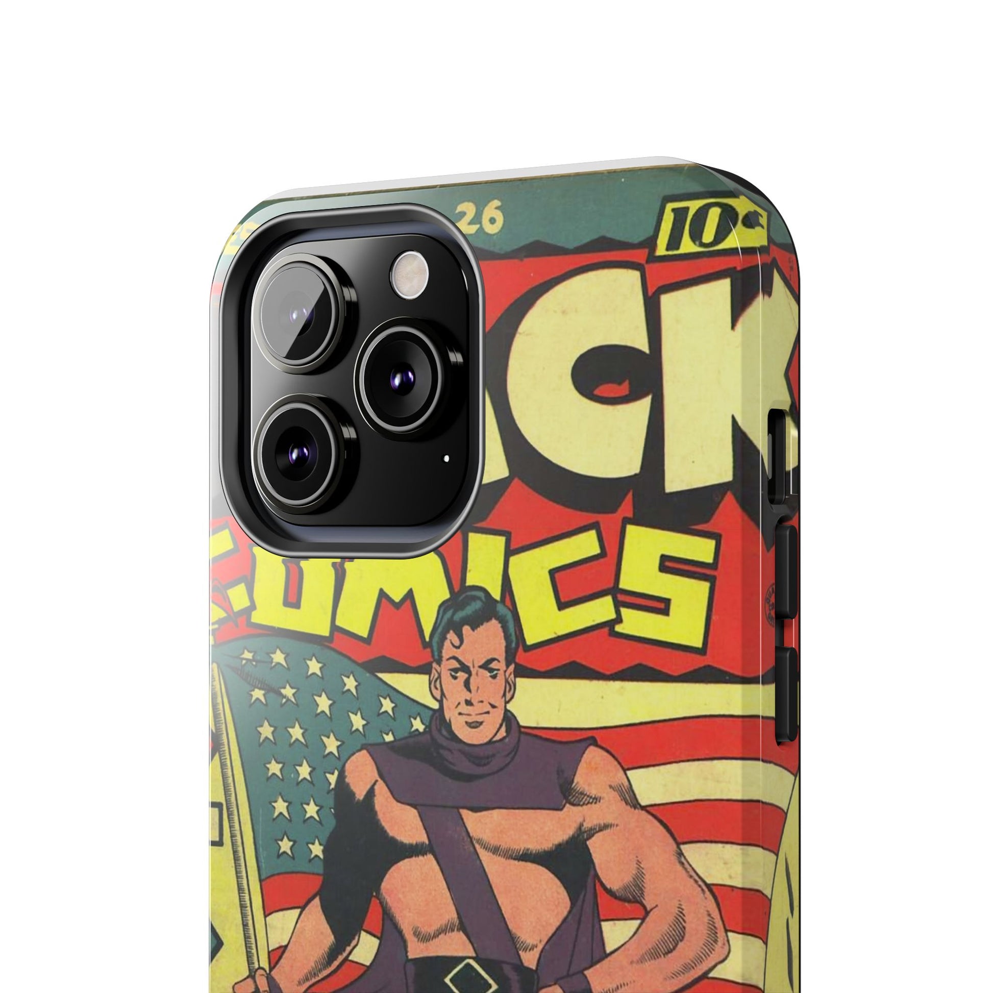 Vintage Comic Book Style Phone Case - Old School Male 