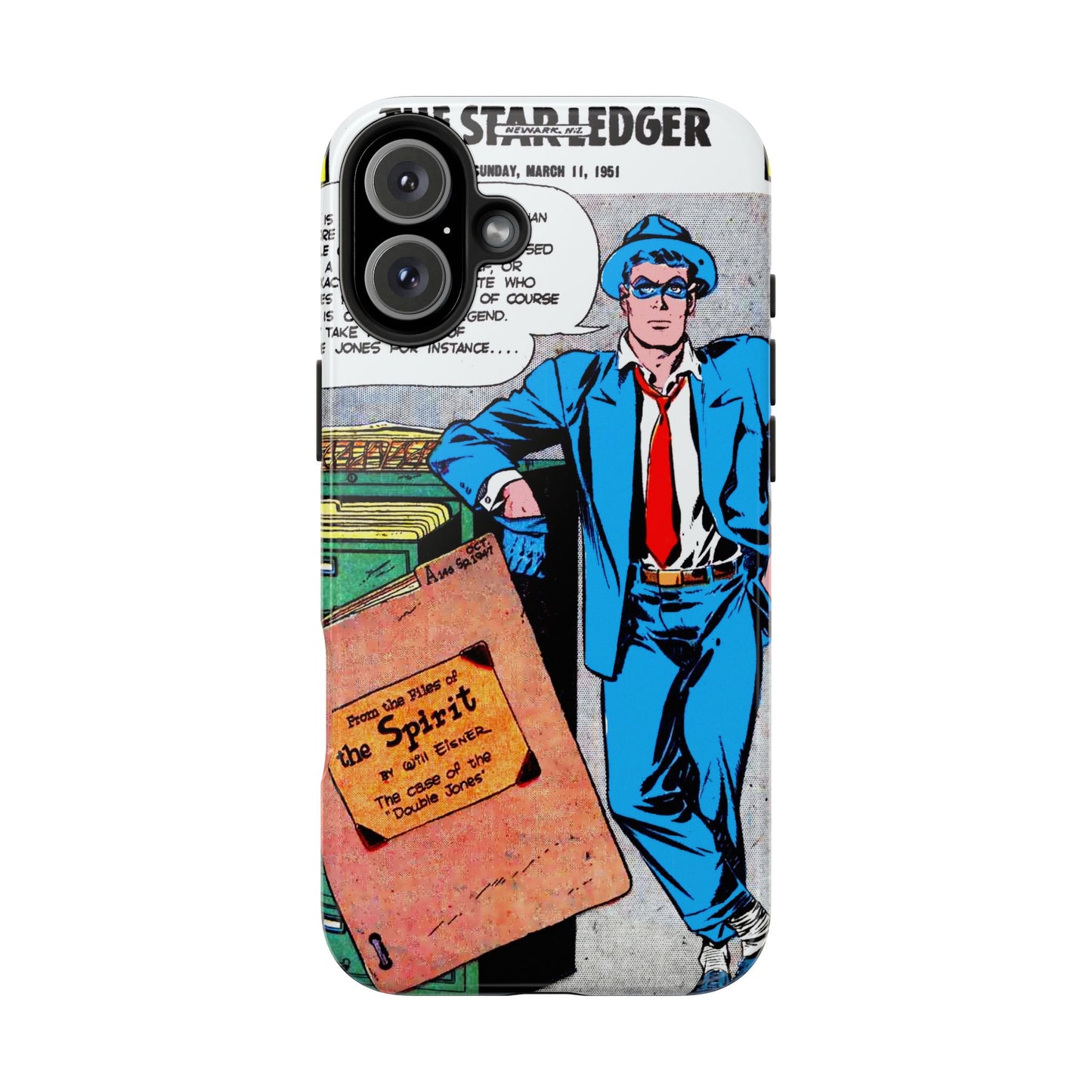 Vintage Spirit Comic Cover Durable Phone Cases - Old School Male 