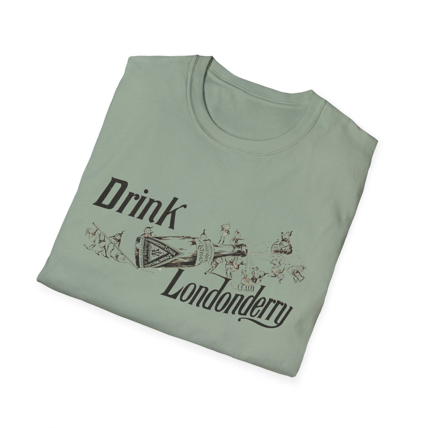 Vintage Londonberry Drink T-Shirt - Retro Unisex Tee in Soft, Ethically-Sourced Cotton