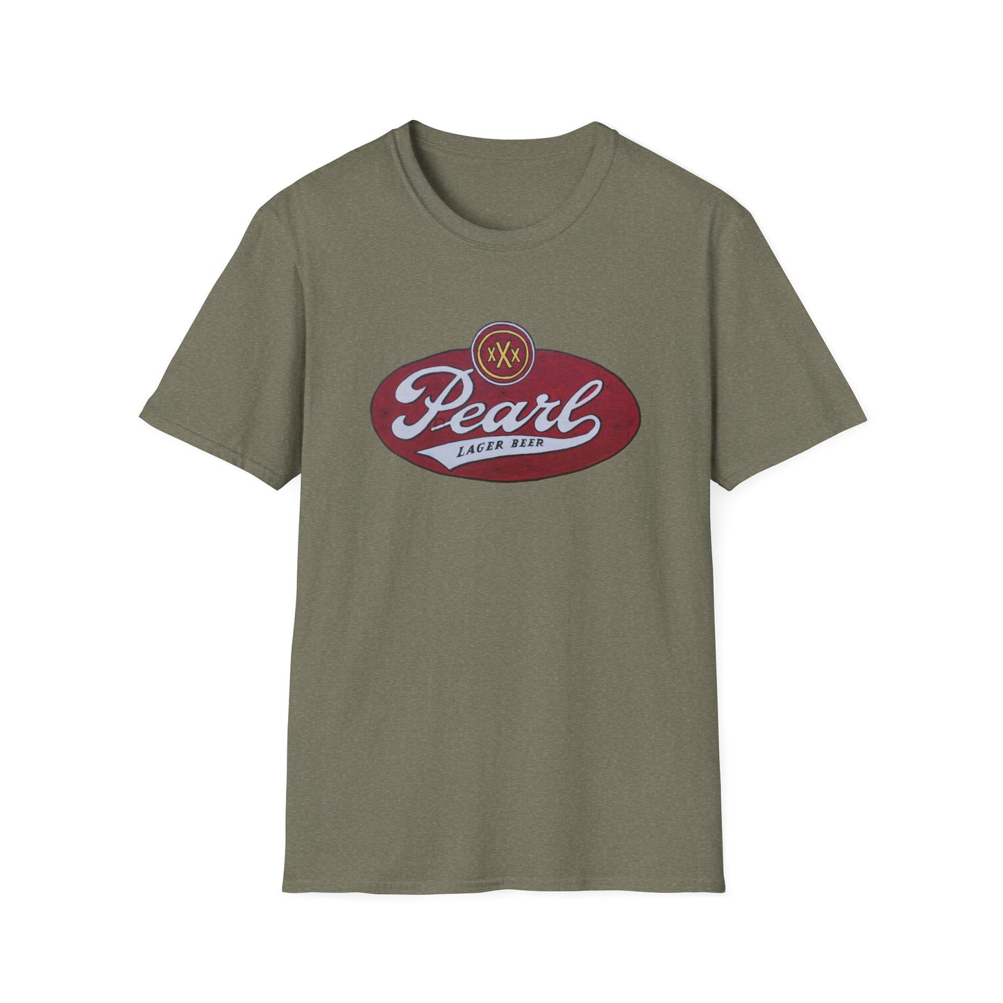 Vintage-Inspired Pearl Lager Unisex Soft Cotton Tee - Old School Male 