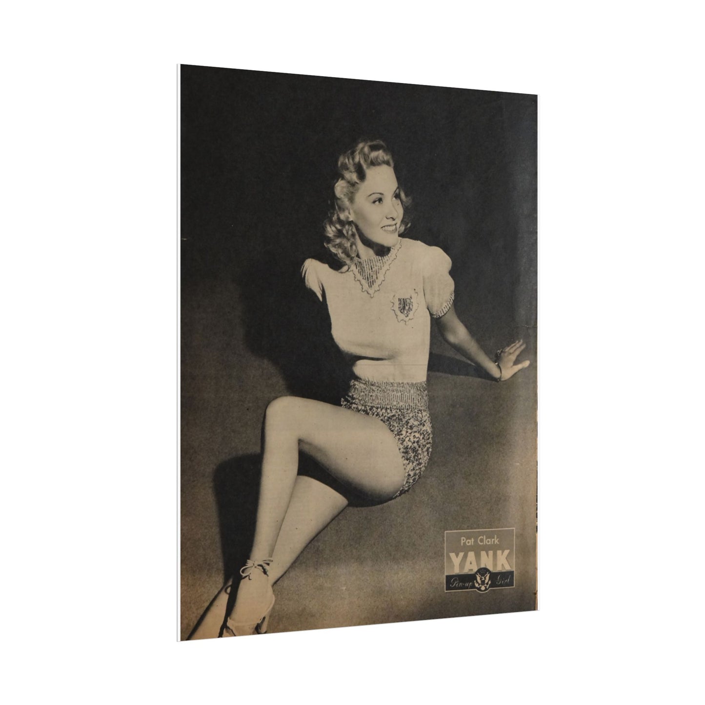 Pin Up Girl Pat Clark Rolled Poster