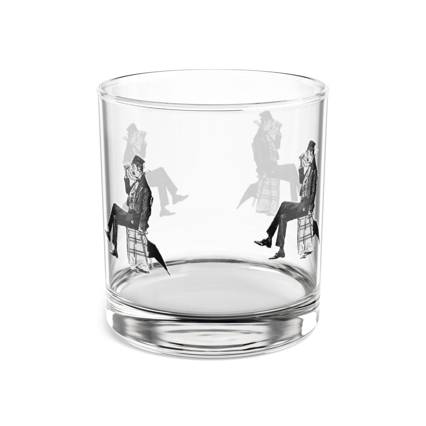 Classic Gentleman’s 10oz Rocks Glass - Vintage Style