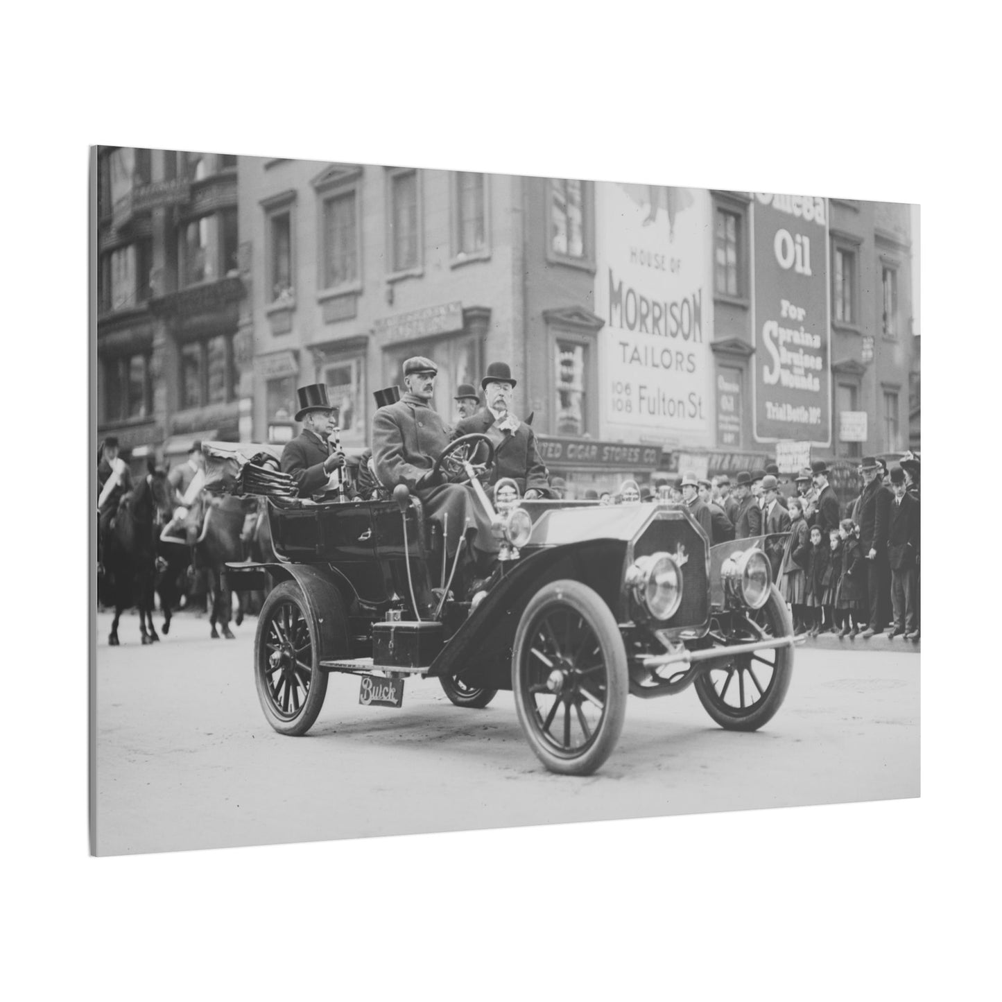 Vintage President Taft Arrival in NYC Canvas Print