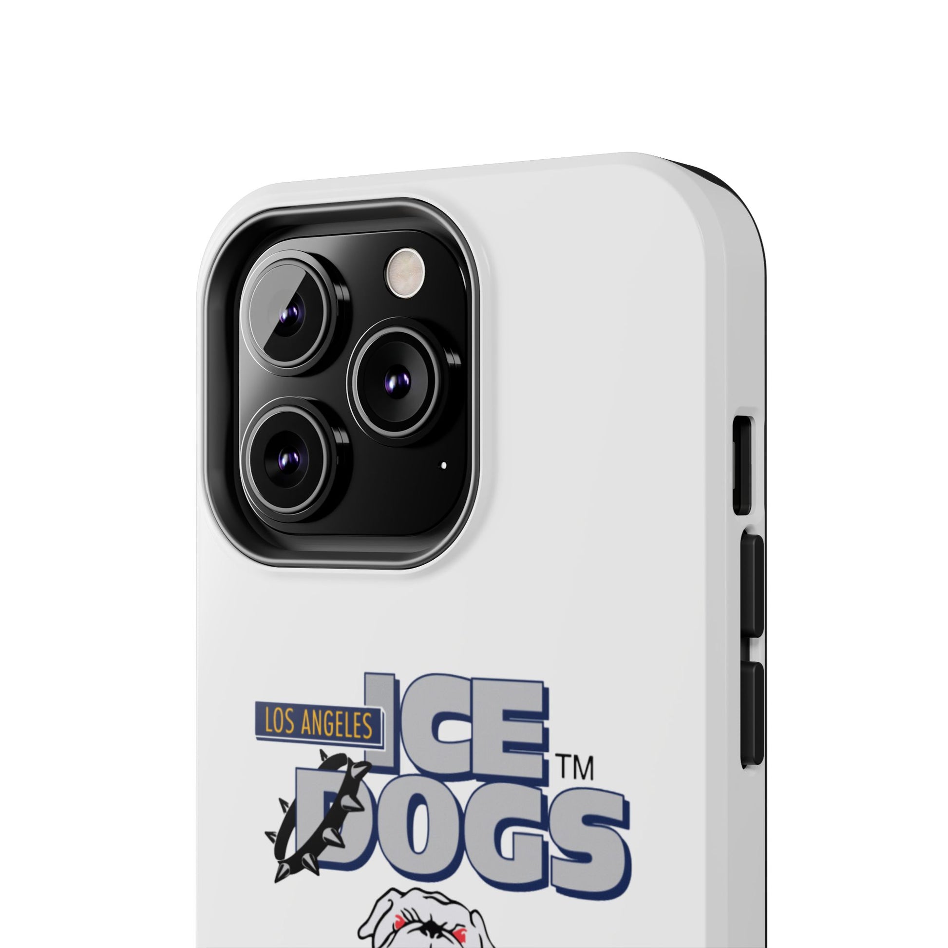 Vintage Los Angeles Ice Dogs Hockey Team Logo Durable Phone Cases - Old School Male 