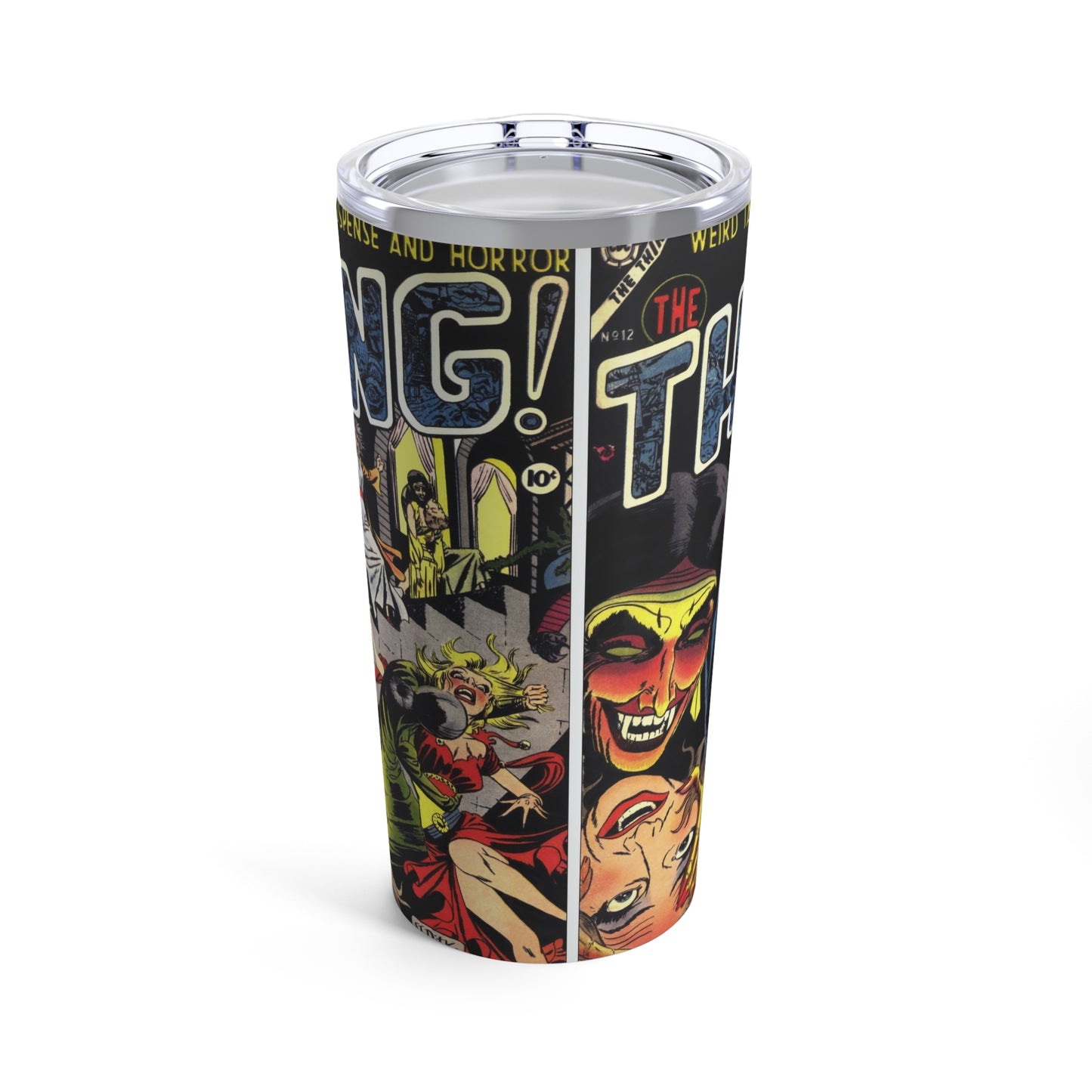 Vintage The Thing Comic Art Insulated Tumbler 20oz - Old School Male 