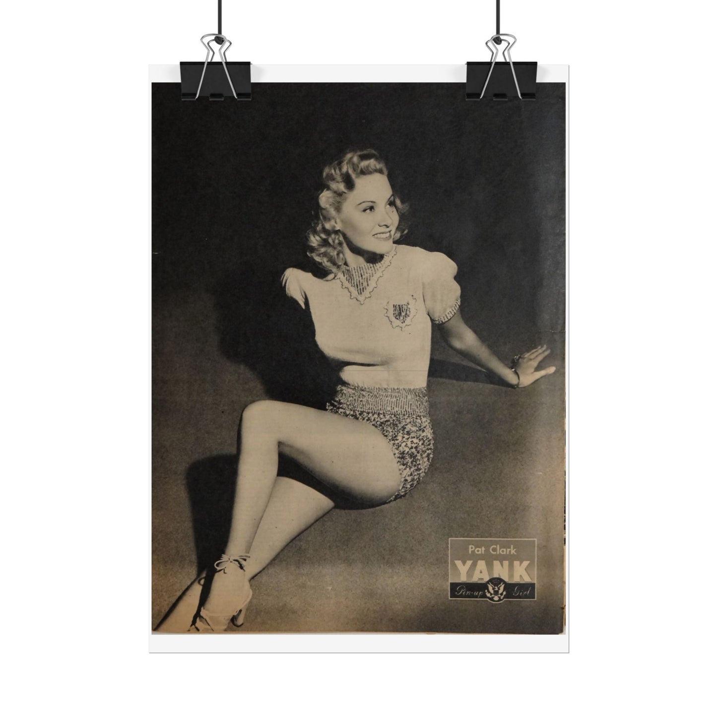 Pin Up Girl Pat Clark Rolled Poster