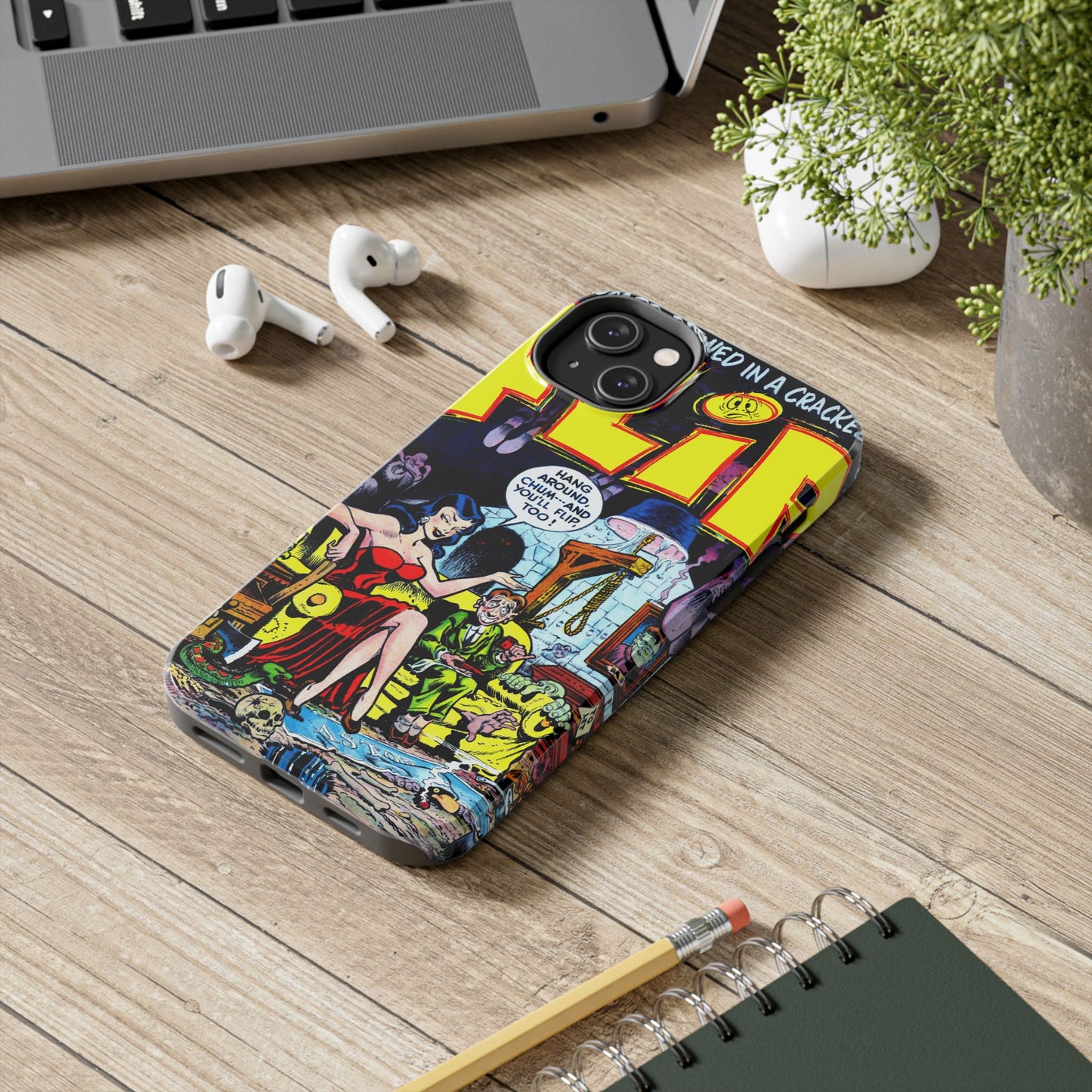 Vintage Comic Book Style Heavy-Duty Phone Cases