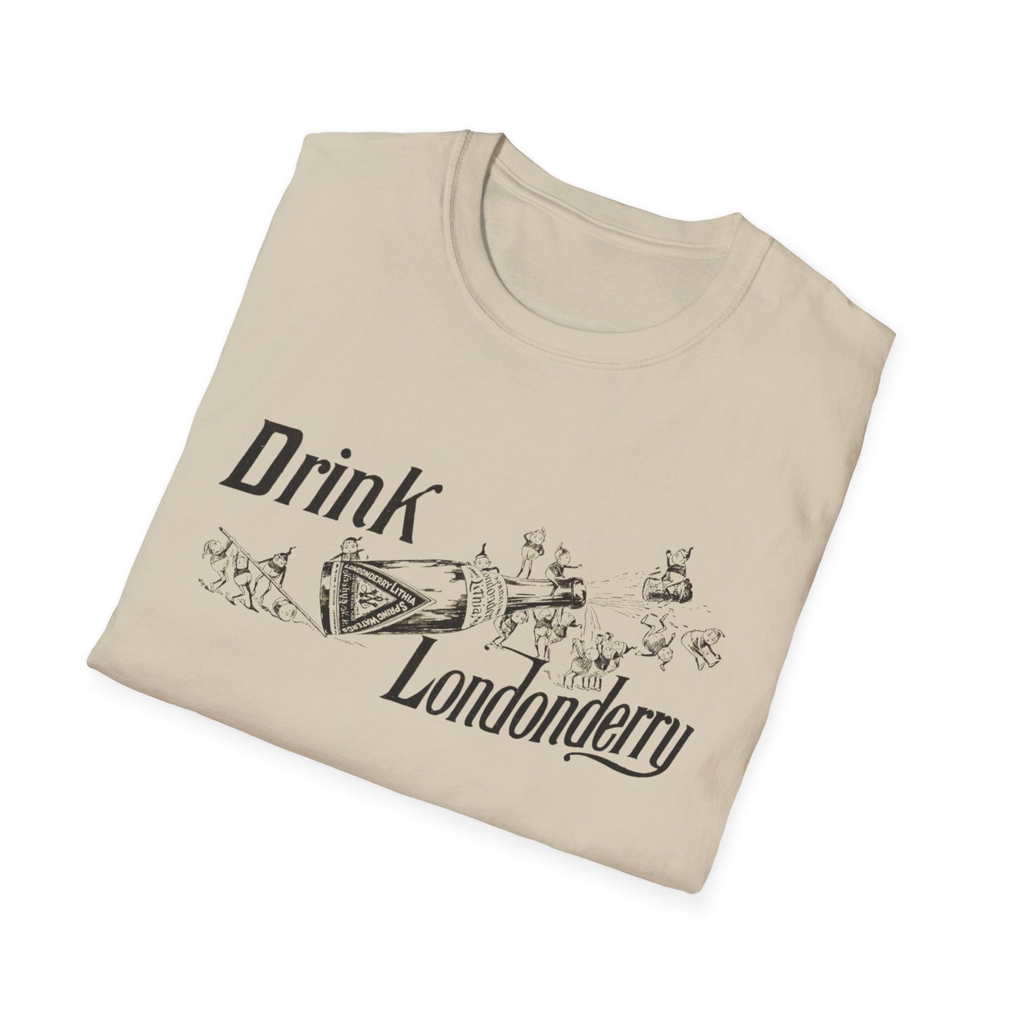 Vintage Londonberry Drink T-Shirt - Retro Unisex Tee in Soft, Ethically-Sourced Cotton