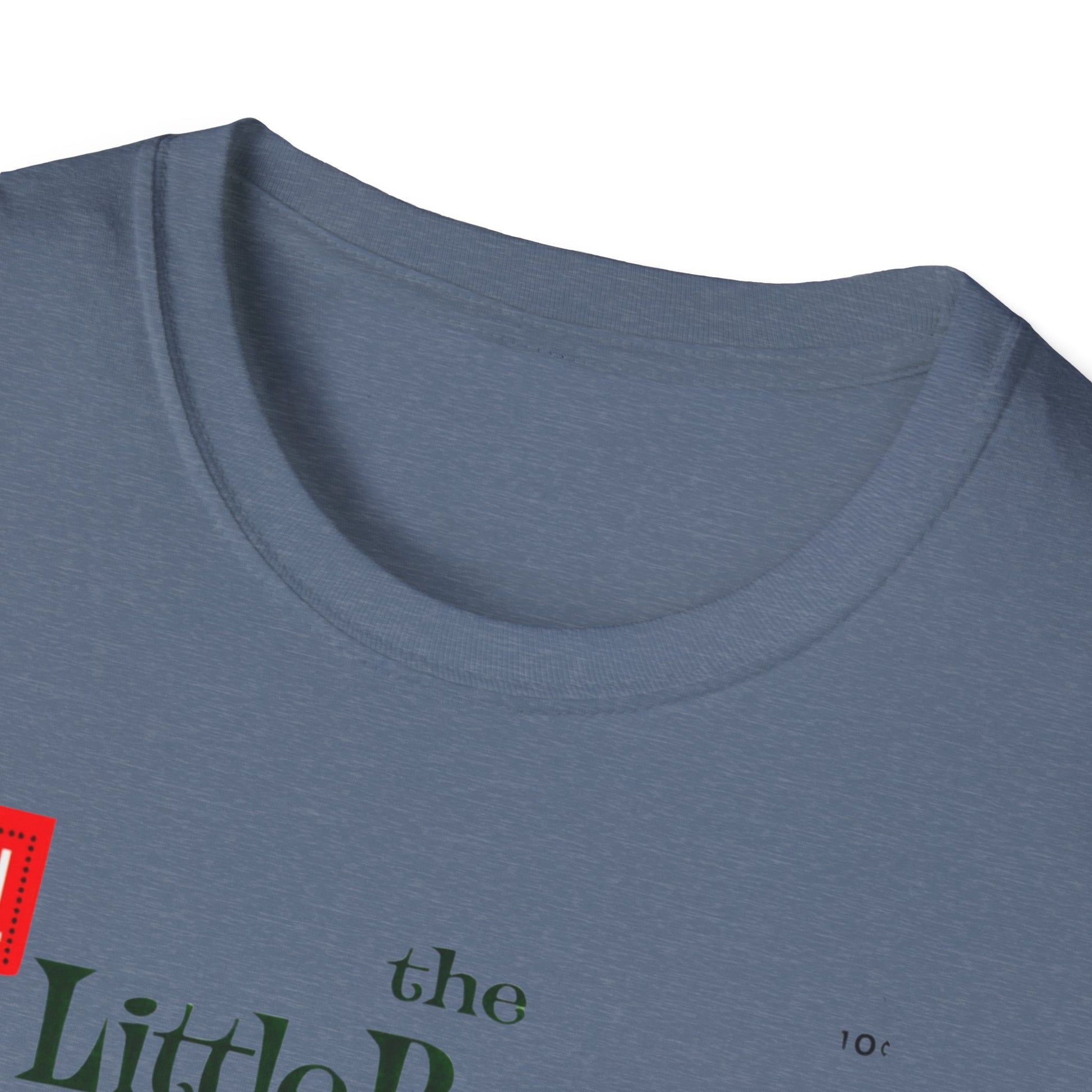 Folded Vintage Little Rascals T-Shirt in muted teal with a fun comic cover design. A stylish and cozy vintage comic t-shirt for comic lovers to embrace!