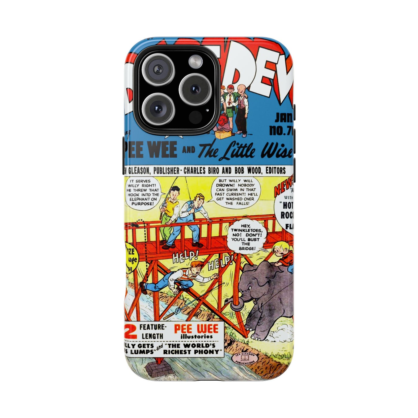 Vintage Comic Book Inspired Phone Case - Old School Male 