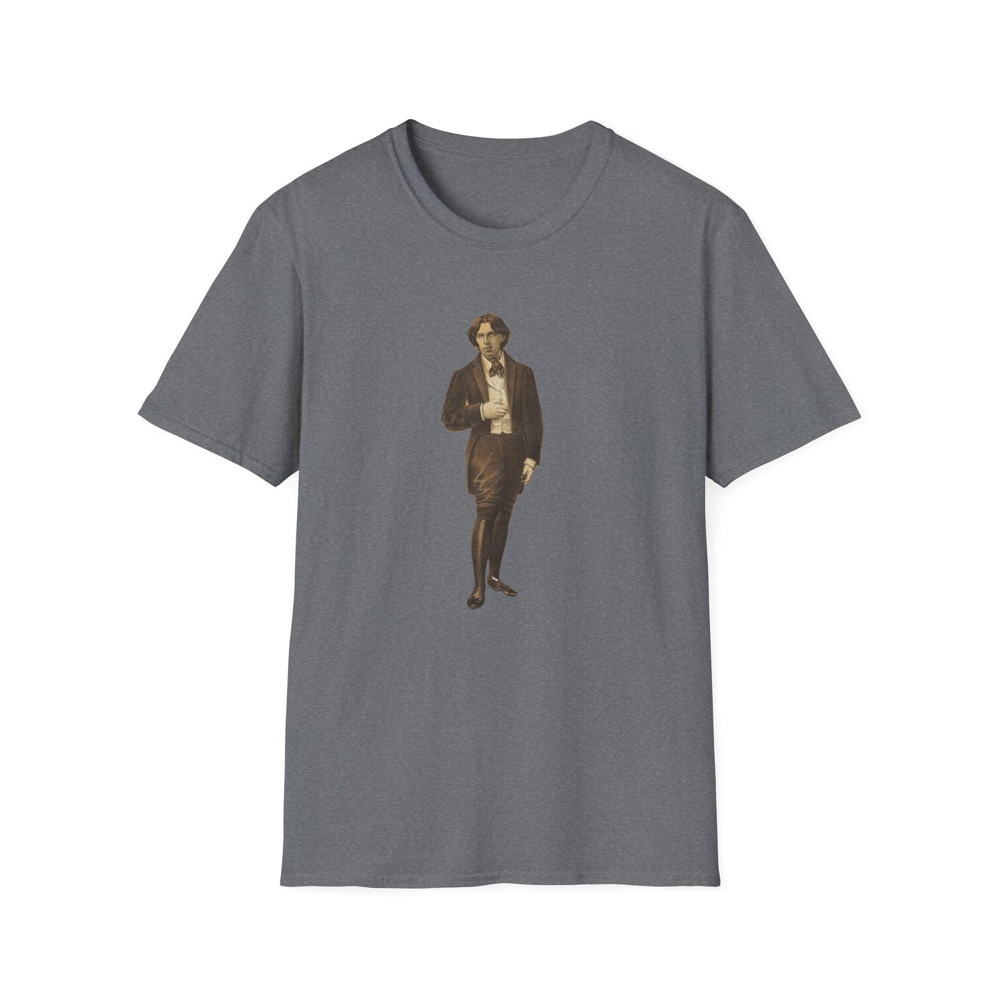 Classic Literary Icon T-Shirt - Old School Male 