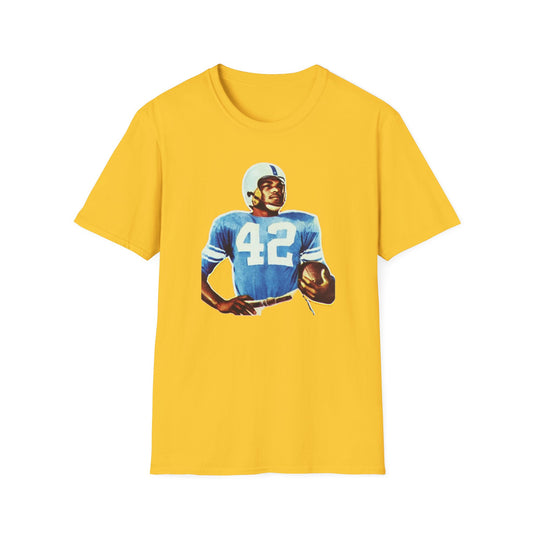 Lenny Moore Unisex Soft Cotton Tee for Football Fans - Old School Male 