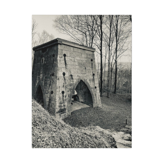 Canvas Print Mine Hill Preserve Roxbury CT - Old School Male 