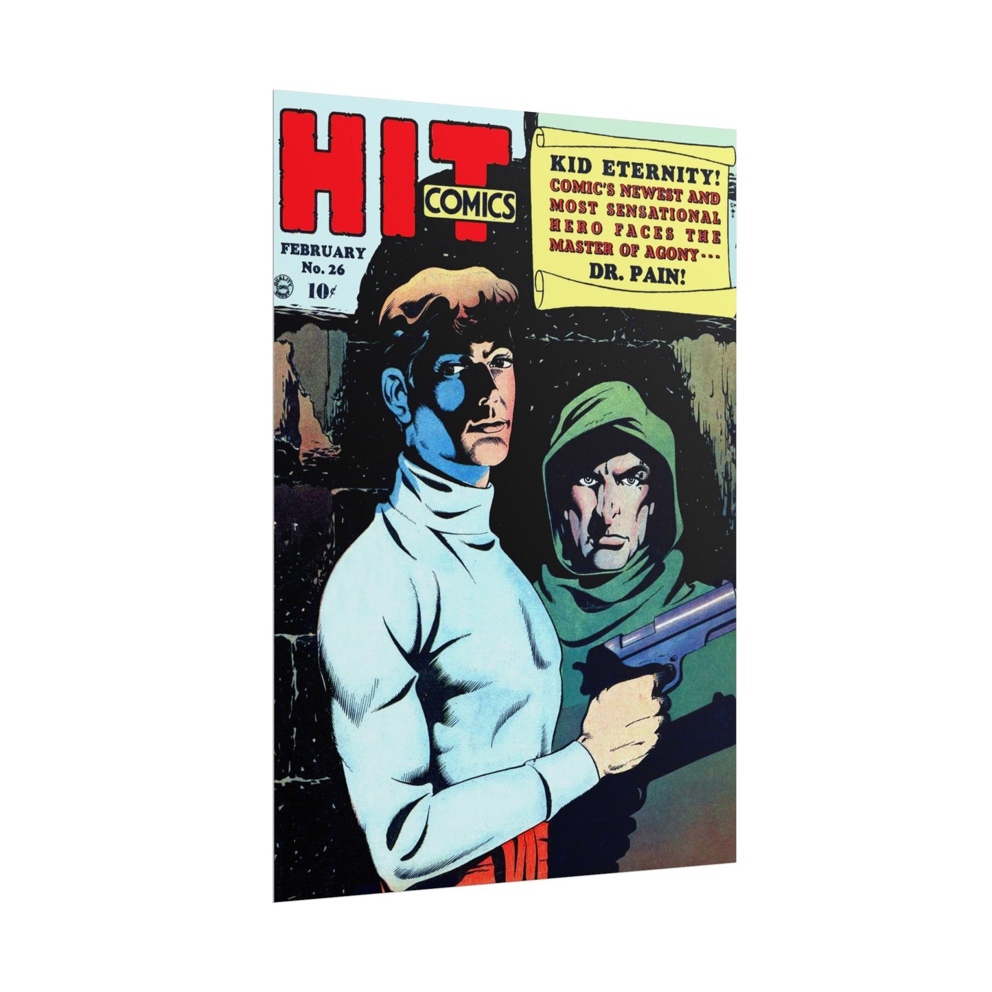 Retro Hit Comics Cover Poster Poster