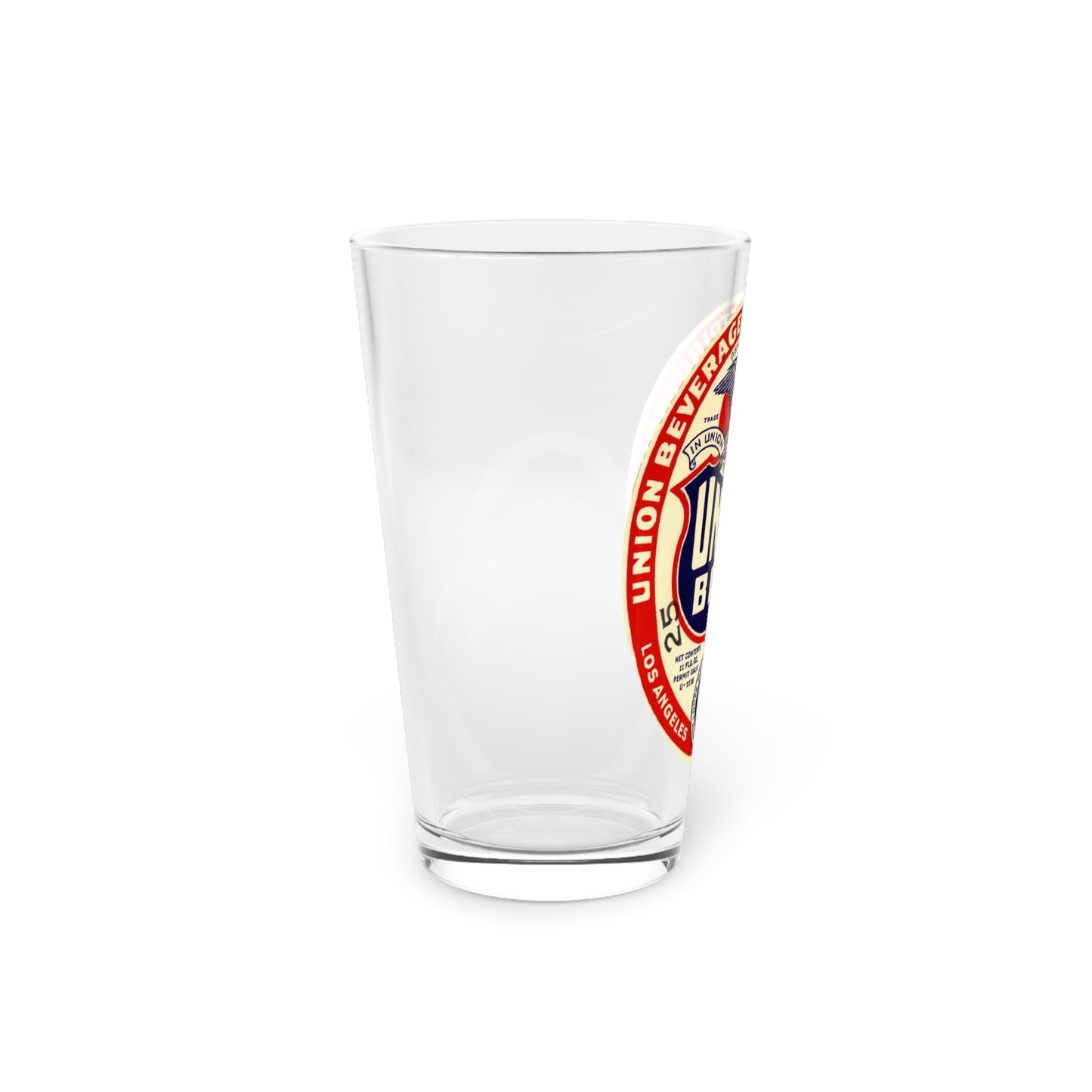 Retro Union Brewing Company 16oz Pint Glass