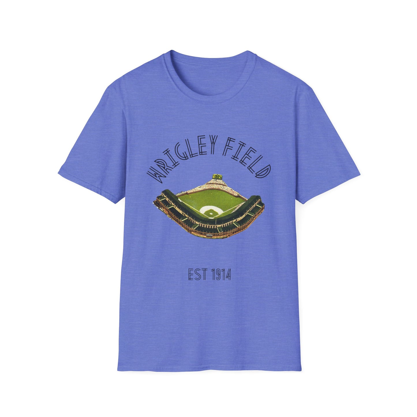 Retro Wrigley Field Unisex Soft Cotton Tee