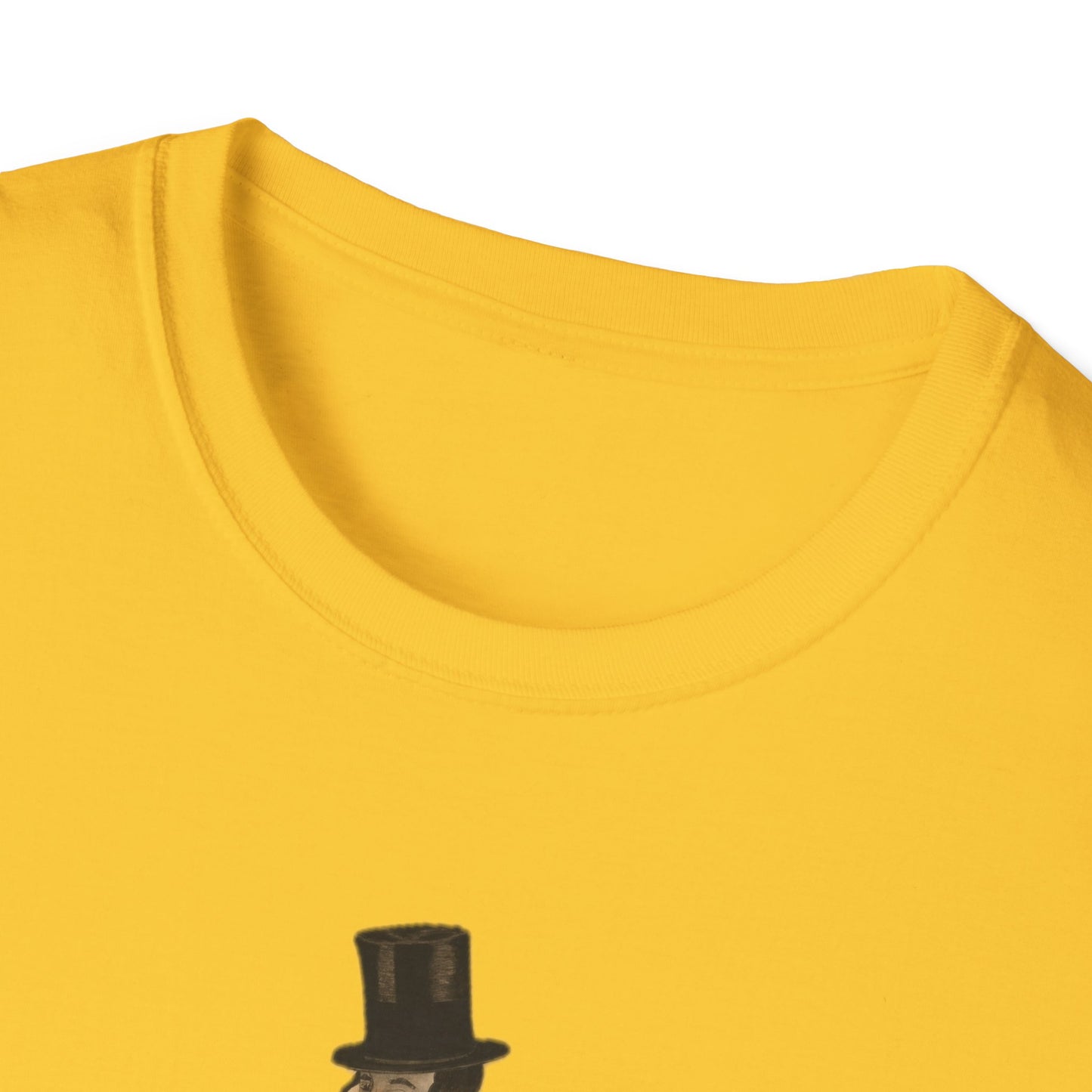 Retro Top Hat Gentleman's Unisex Tee - Old School Male 