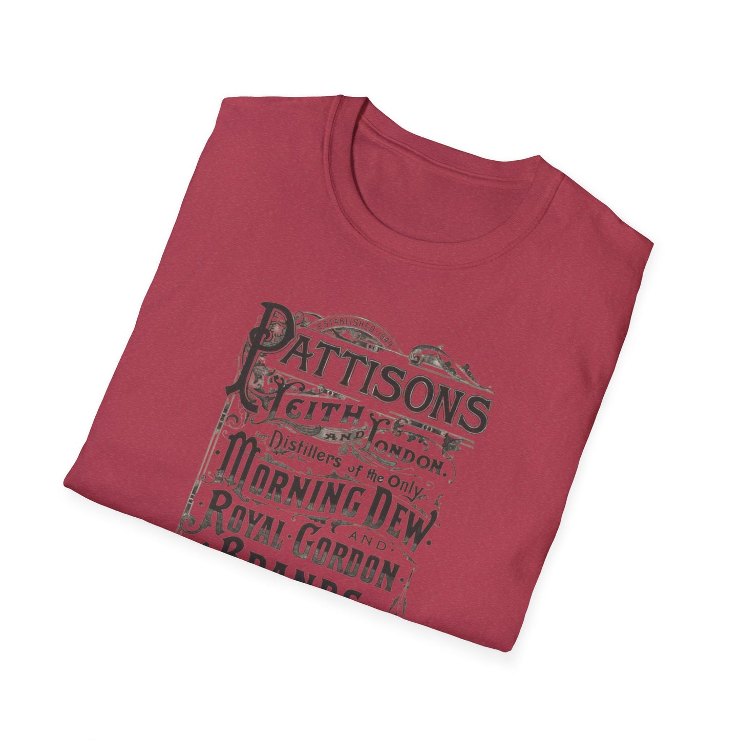 Pattison's Whiskey Graphic T-Shirt - Unisex Vintage Style Tee for Whiskey Lovers