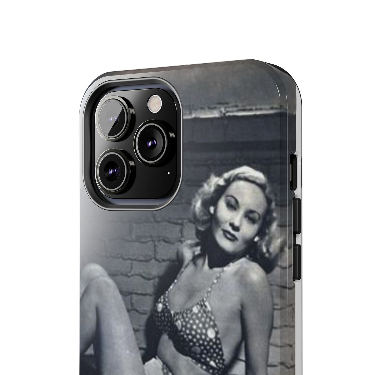 Retro Pinup Girl Tough Smartphone Cases - Old School Male 