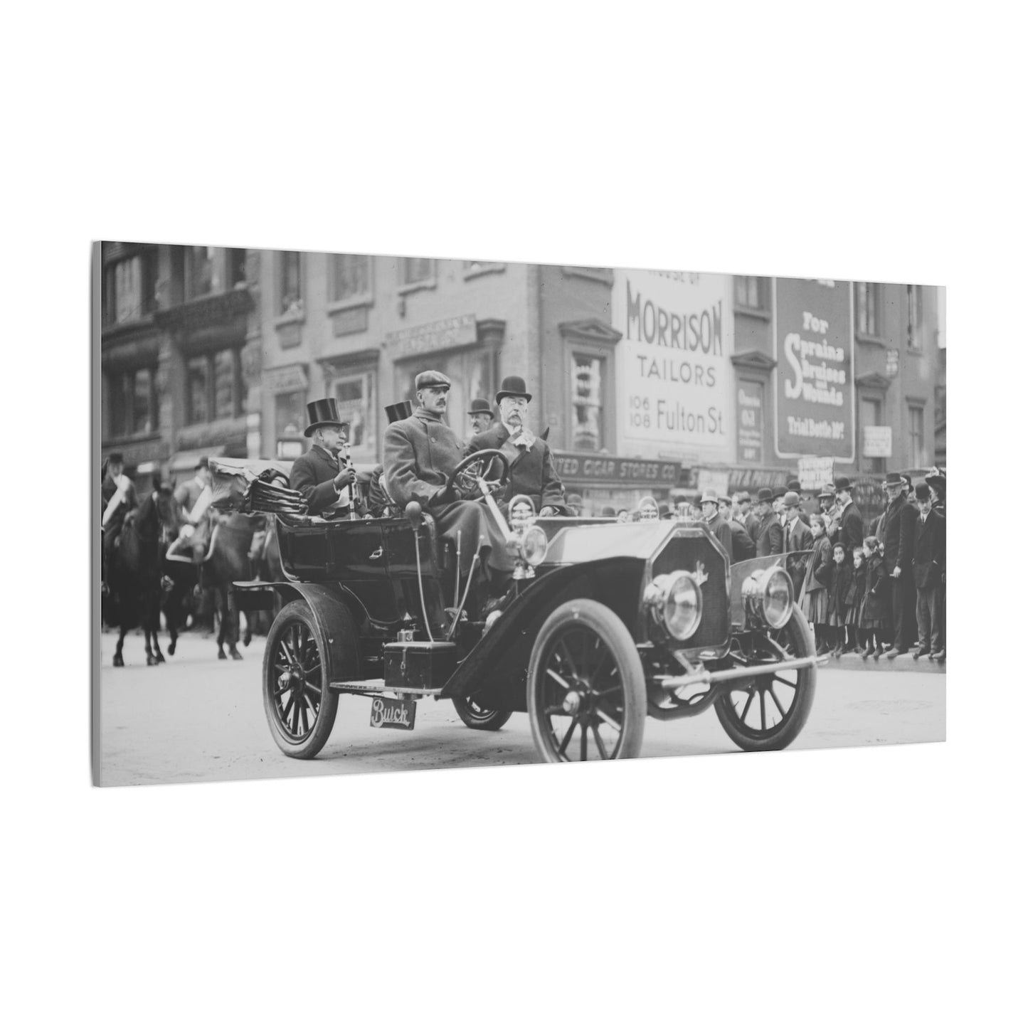 Vintage President Taft Arrival in NYC Canvas Print