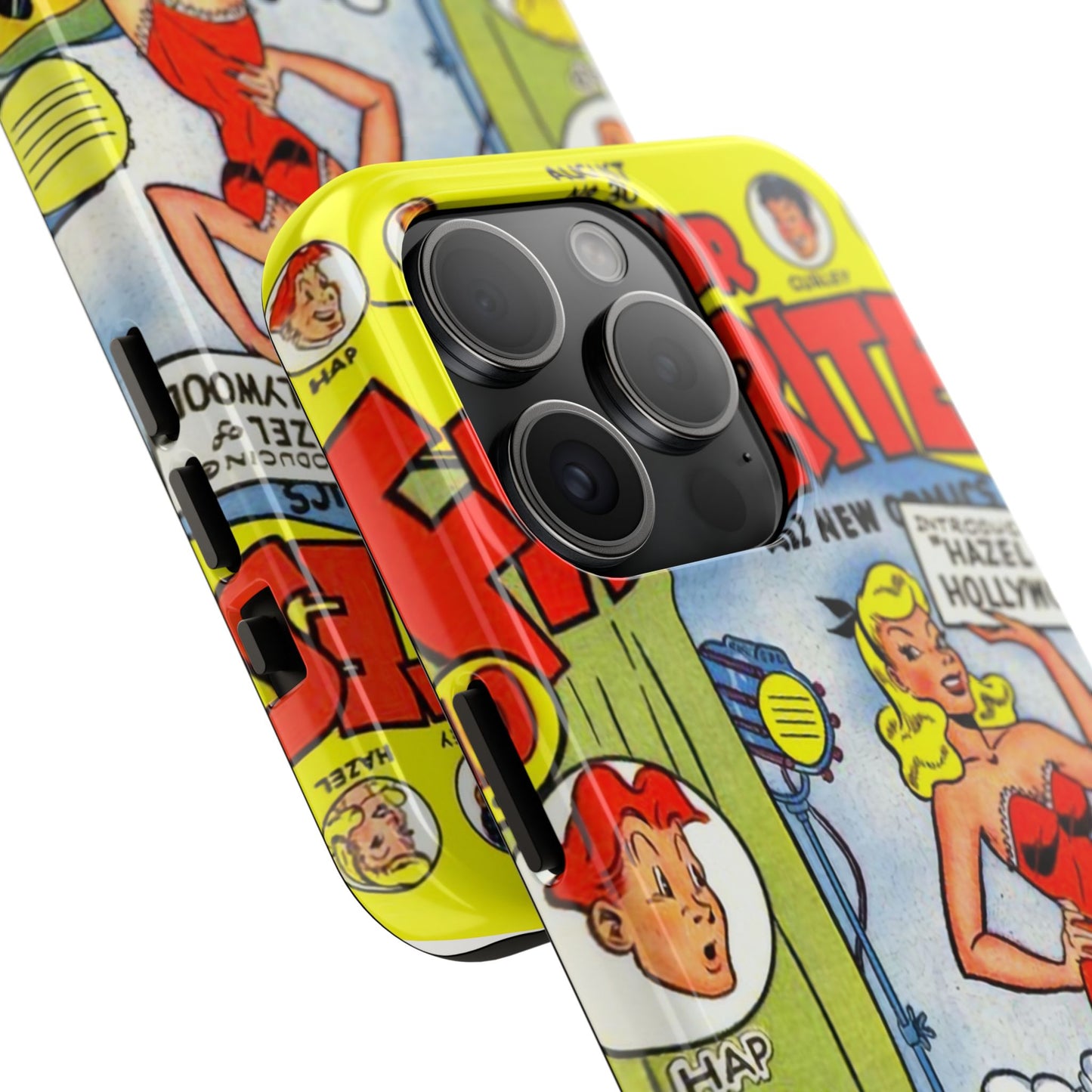 Vintage Comic Book Phone Case - Retro Art Design