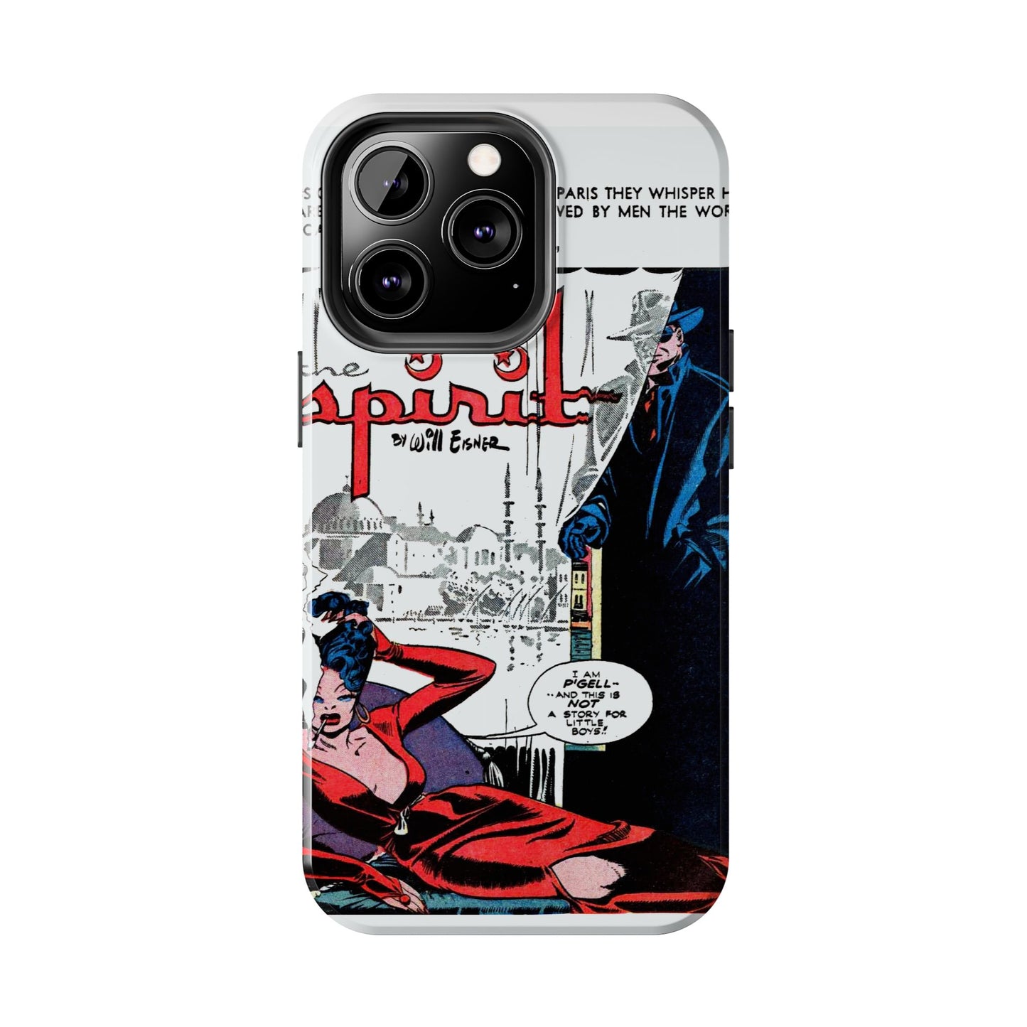 Vintage Spirit Comic Tough Phone Cases for Ultimate Protection - Old School Male 