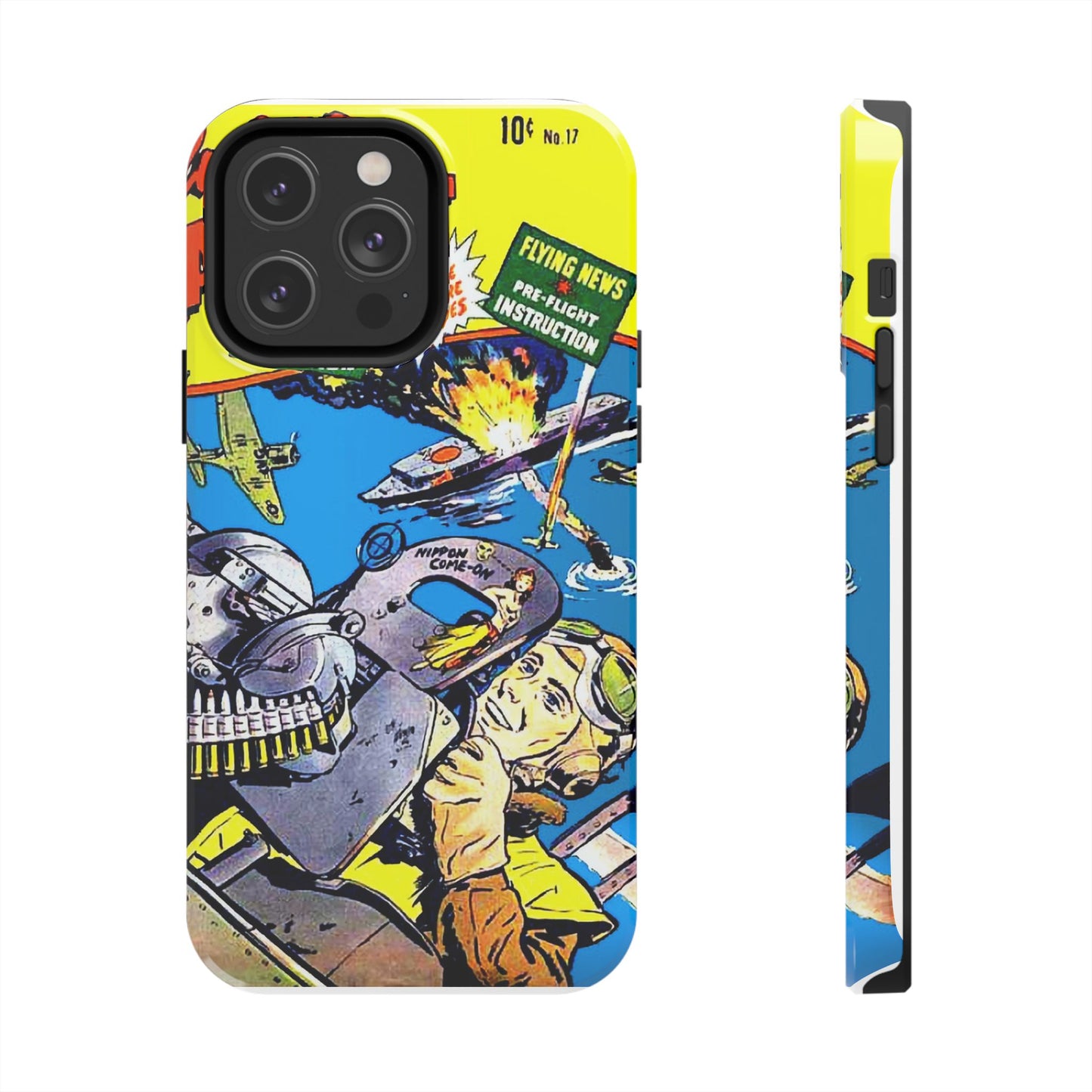 Vintage Comic Art Tough Phone Cases - Old School Male 