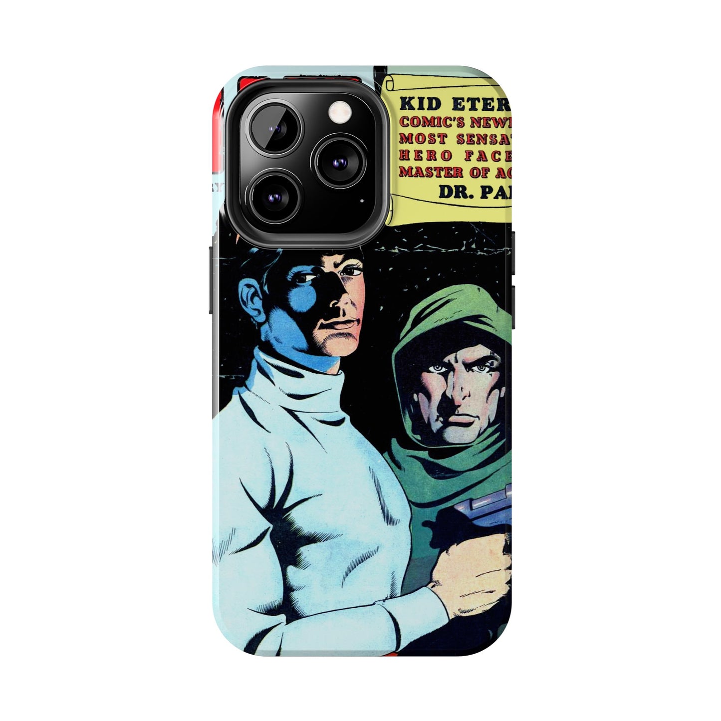 Vintage Comic Book Cover Durable Phone Cases - Old School Male 