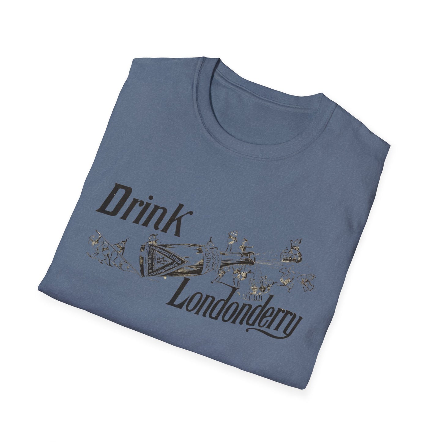 Vintage Londonberry Drink T-Shirt - Retro Unisex Tee in Soft, Ethically-Sourced Cotton