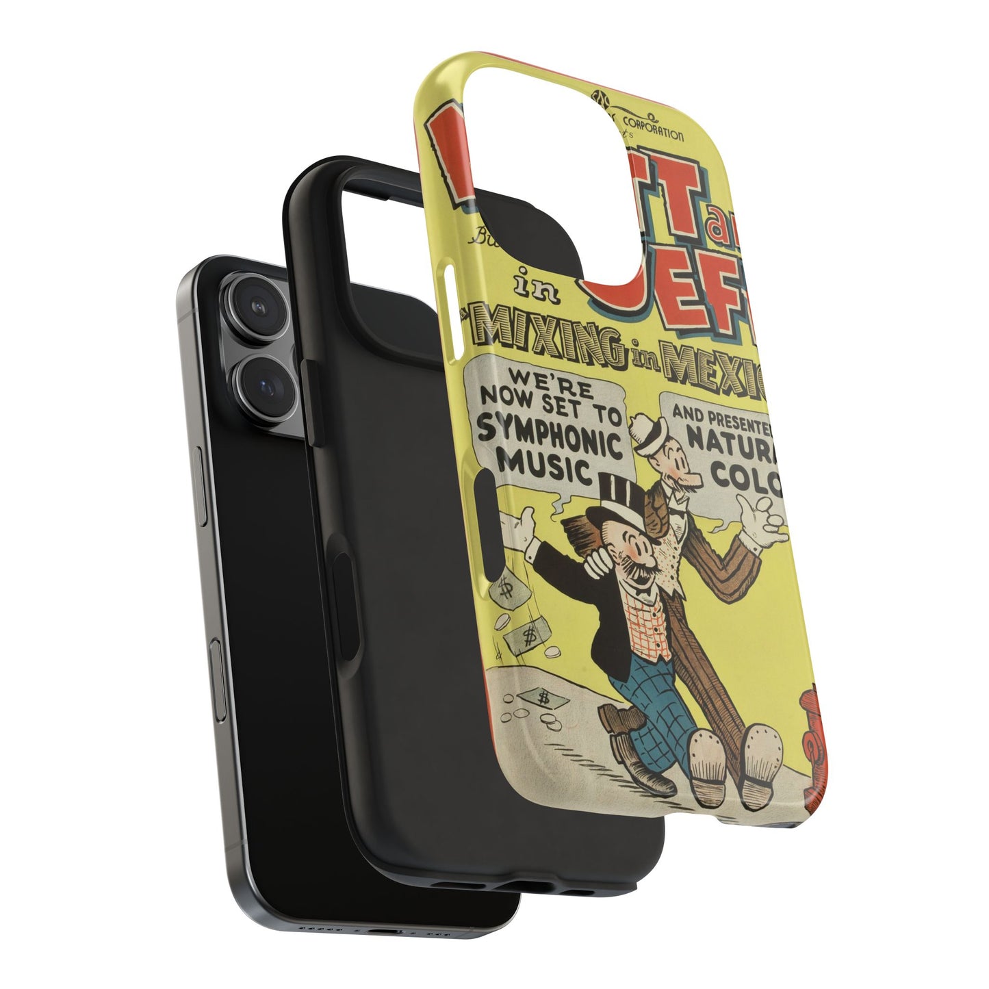 Durable Mutt and Jeff Phone Protection Cases