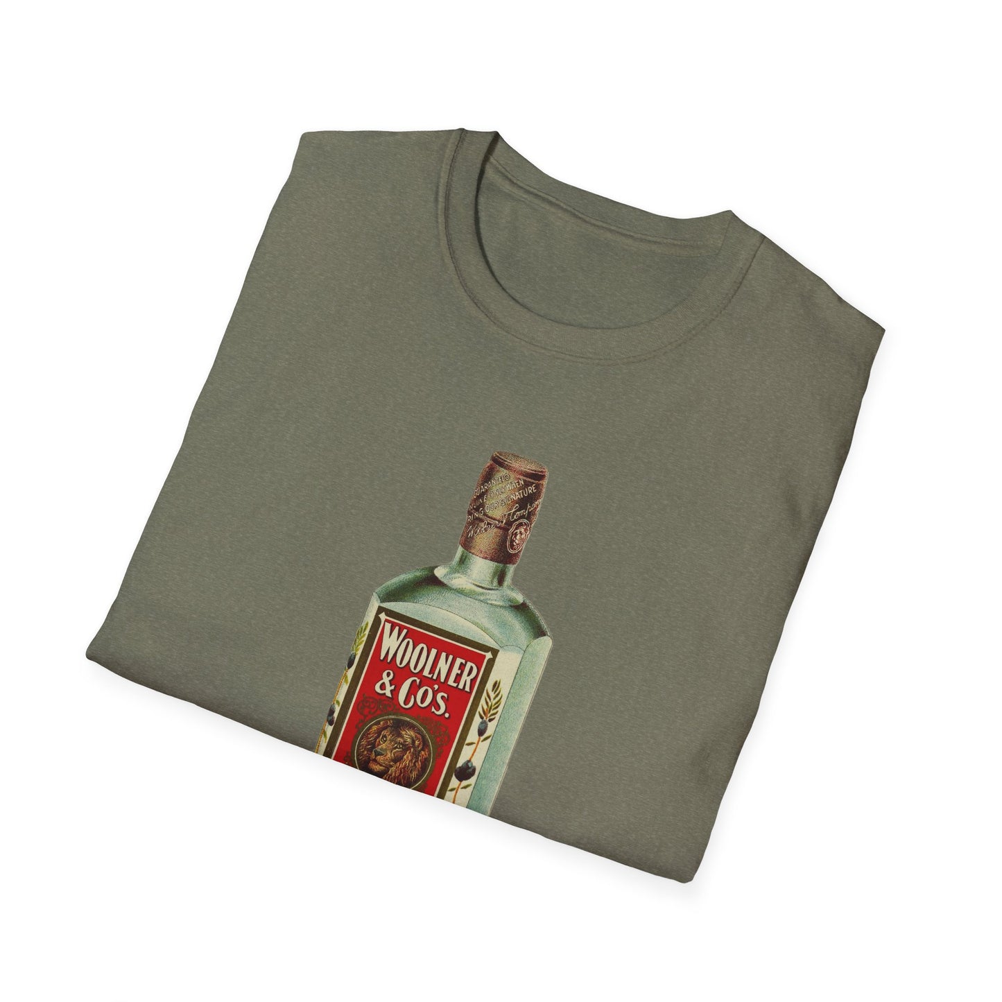 Retro Dry Gin Bottle Graphic Tee