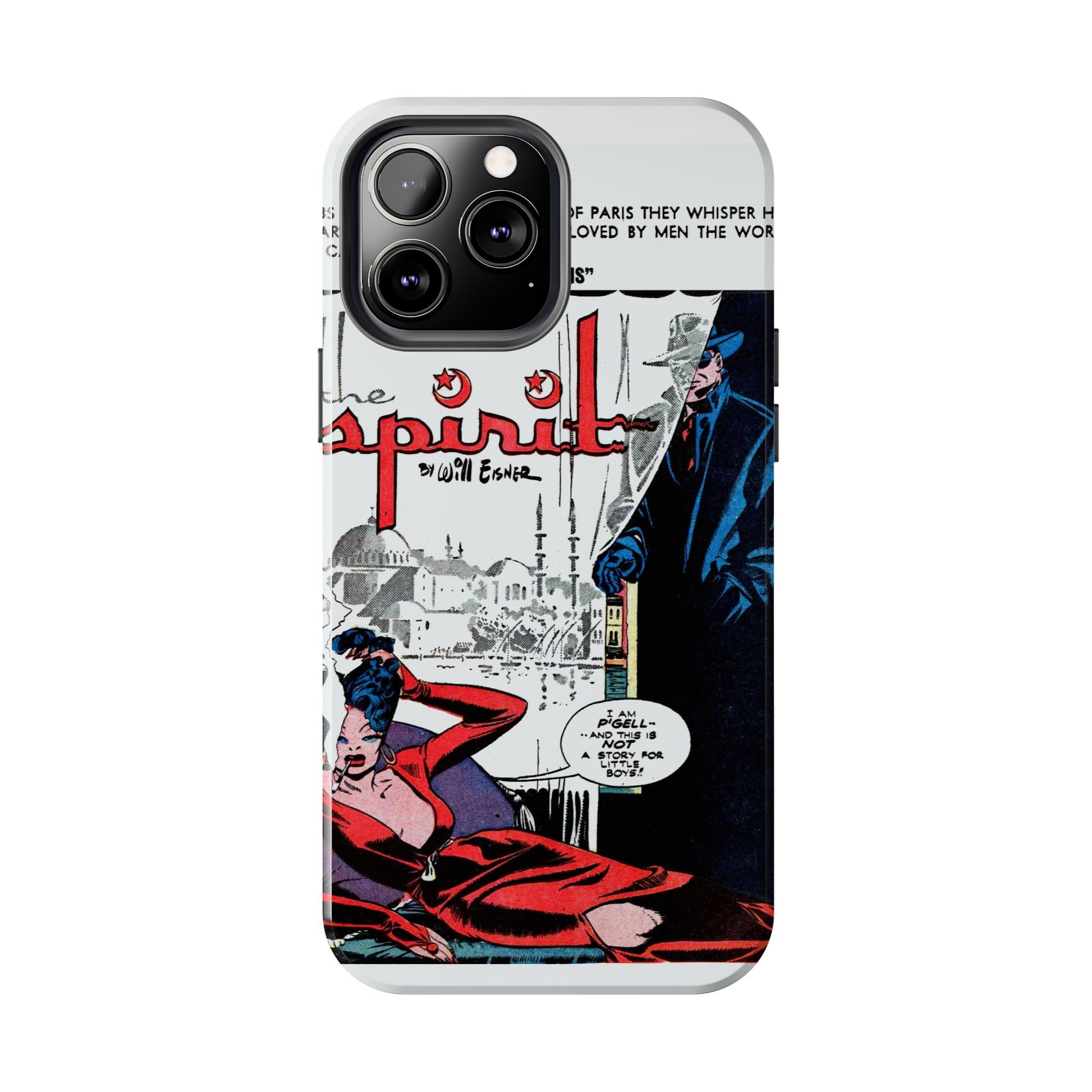 Vintage Spirit Comic Tough Phone Cases for Ultimate Protection - Old School Male 