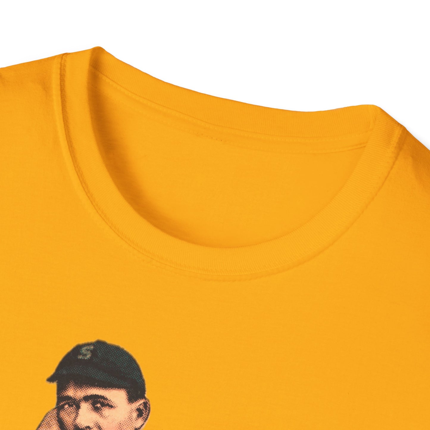 Retro Baseball Player T-Shirt - Old School Male 