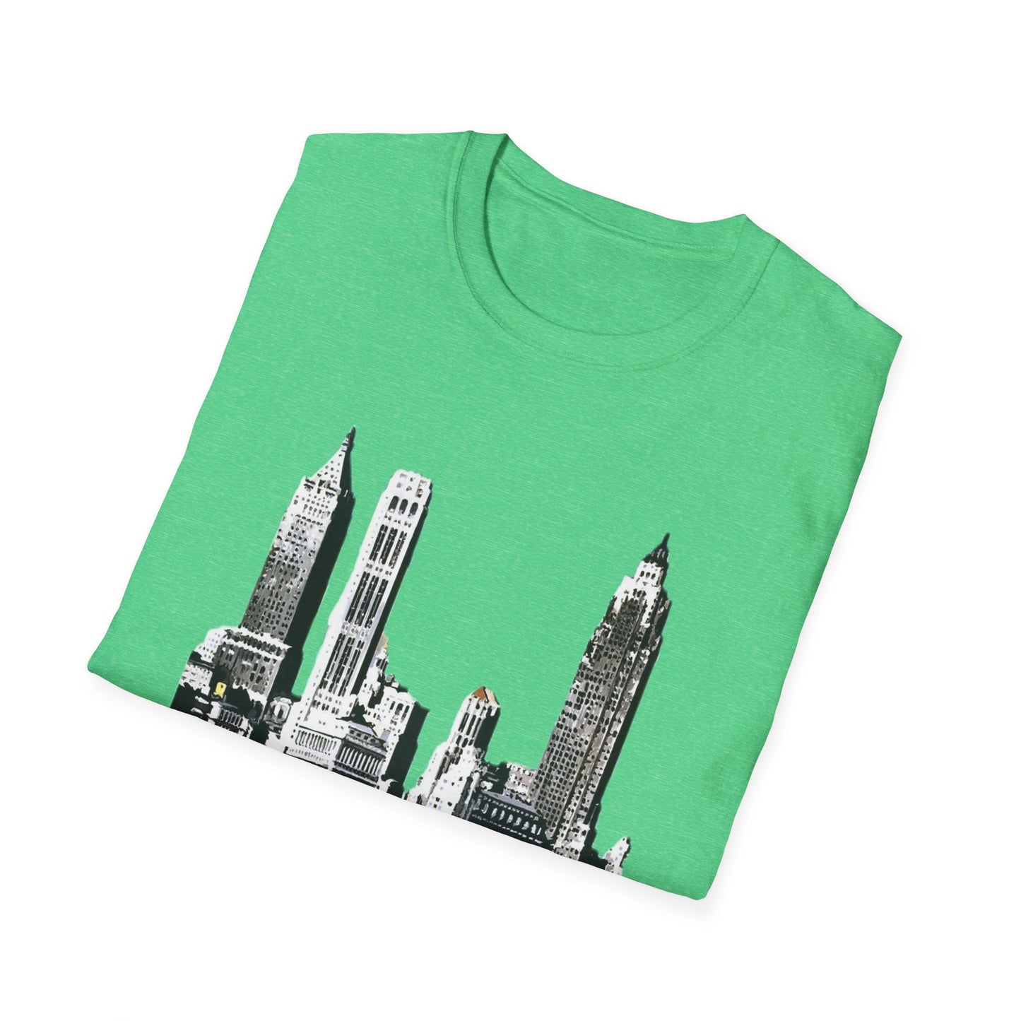 Retro New York City Skyline Softstyle Tee