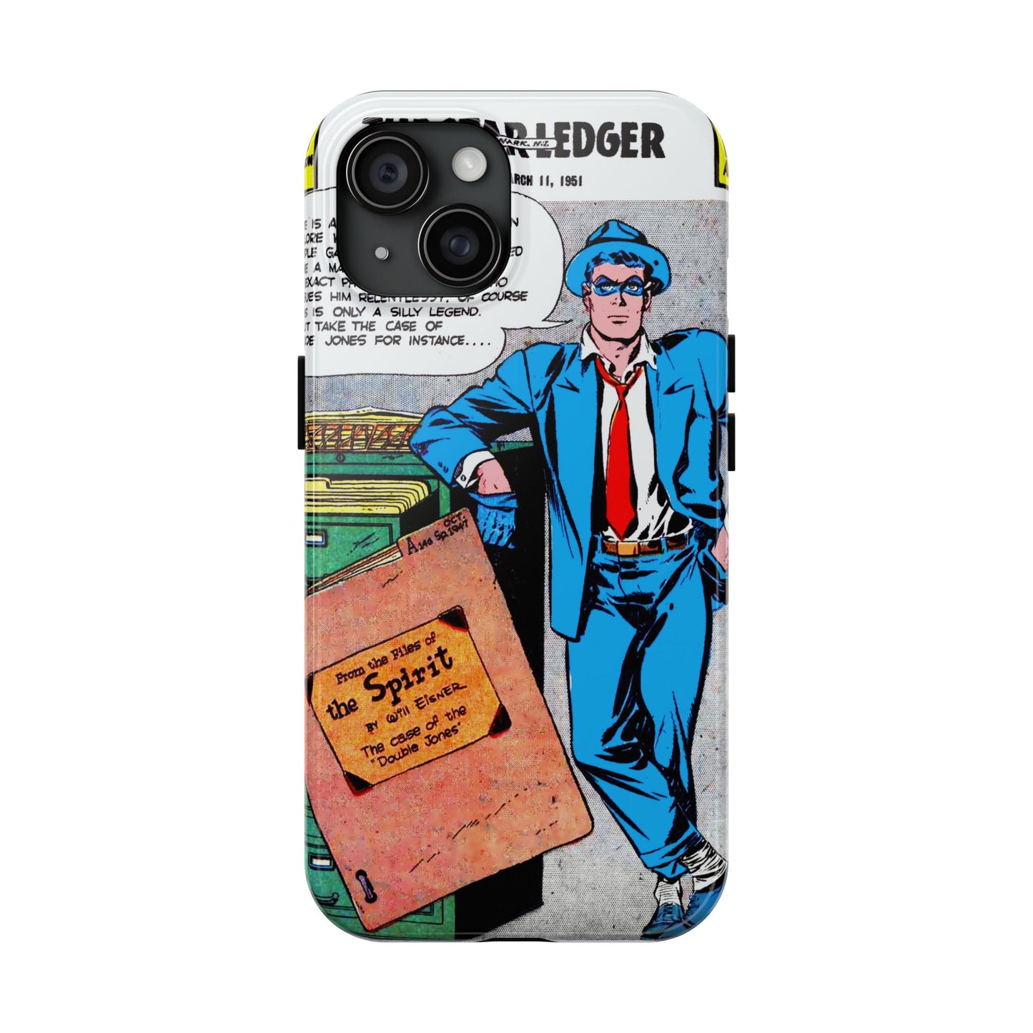 Vintage Spirit Comic Cover Durable Phone Cases - Old School Male 