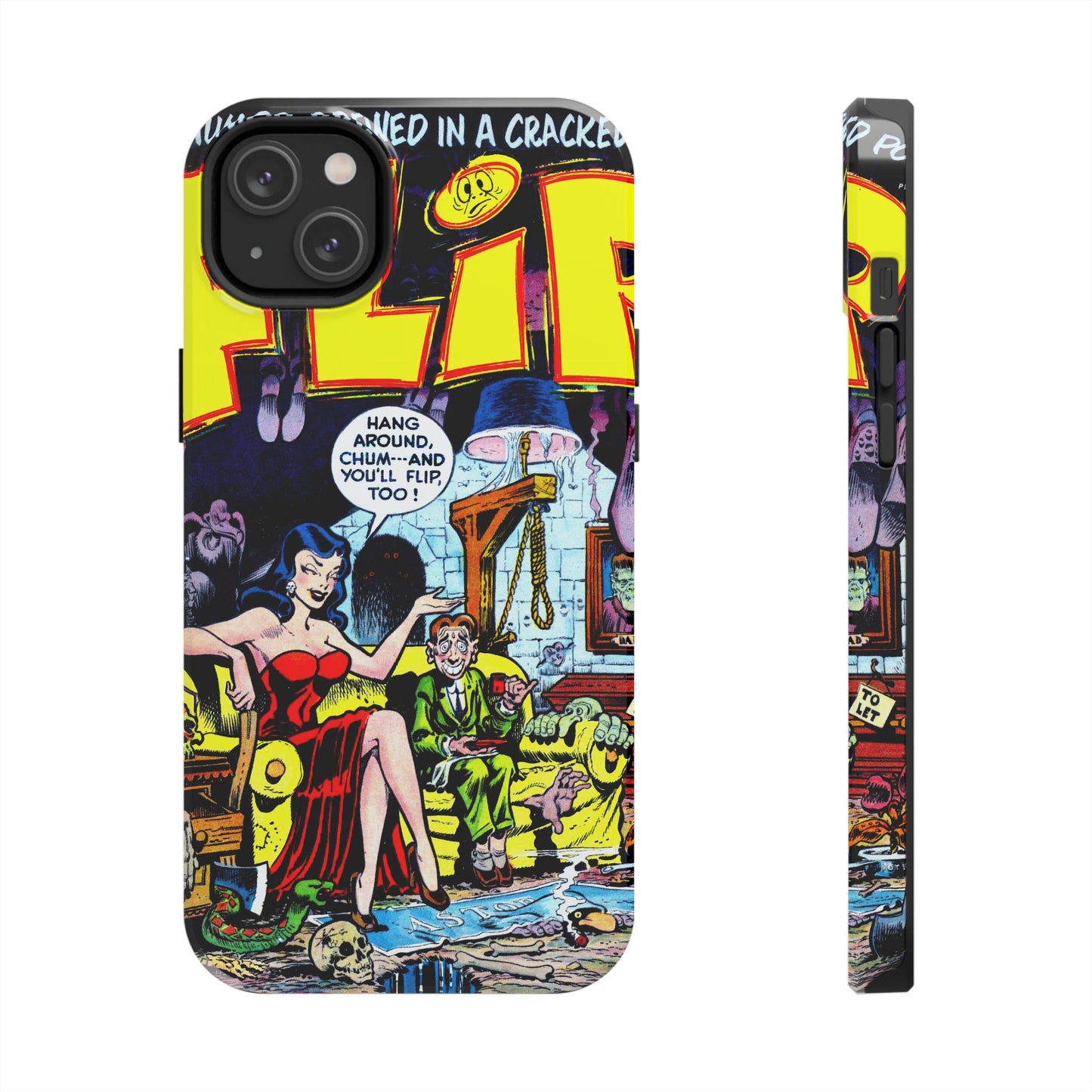 Vintage Comic Book Style Heavy-Duty Phone Cases - Old School Male 