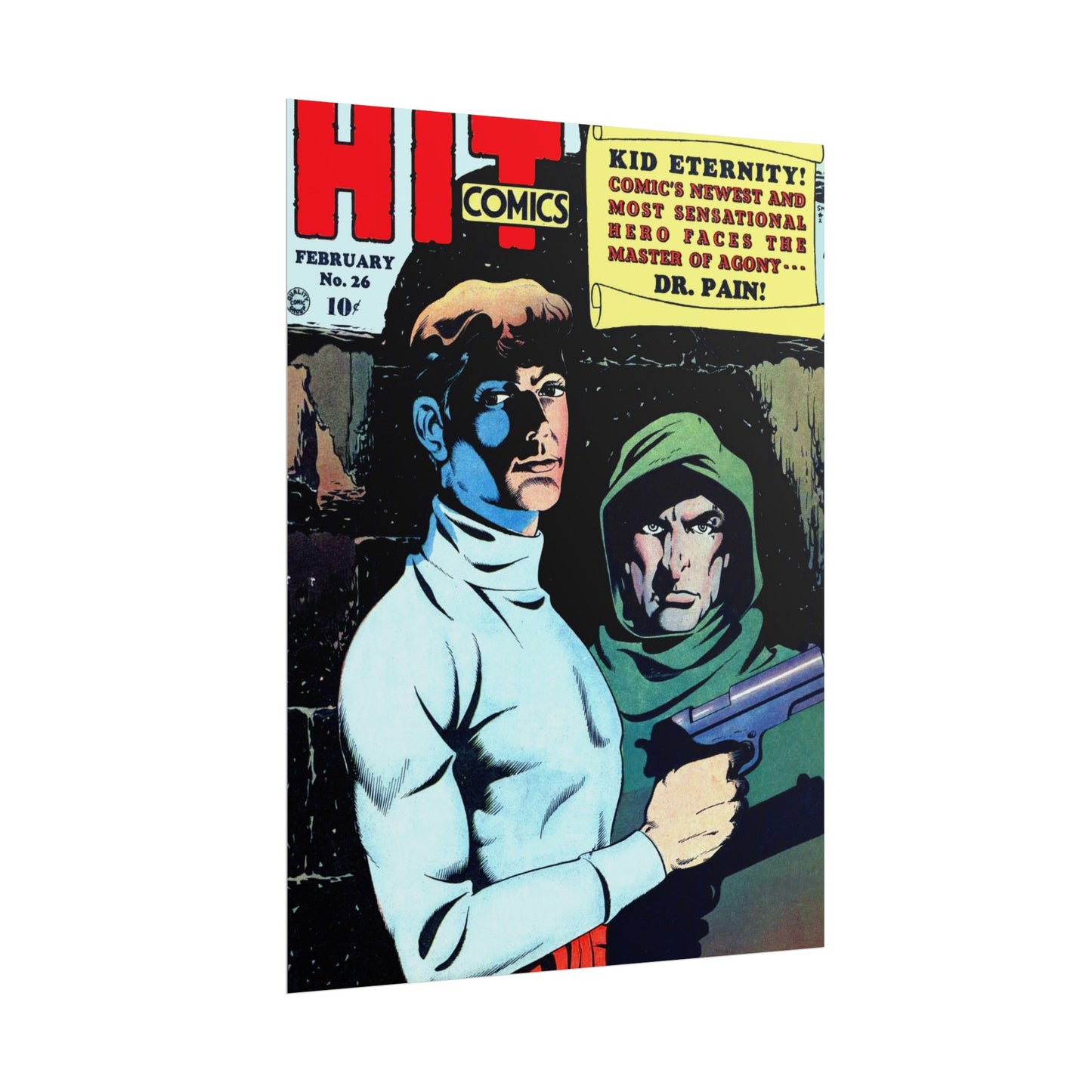 Retro Hit Comics Cover Poster Poster