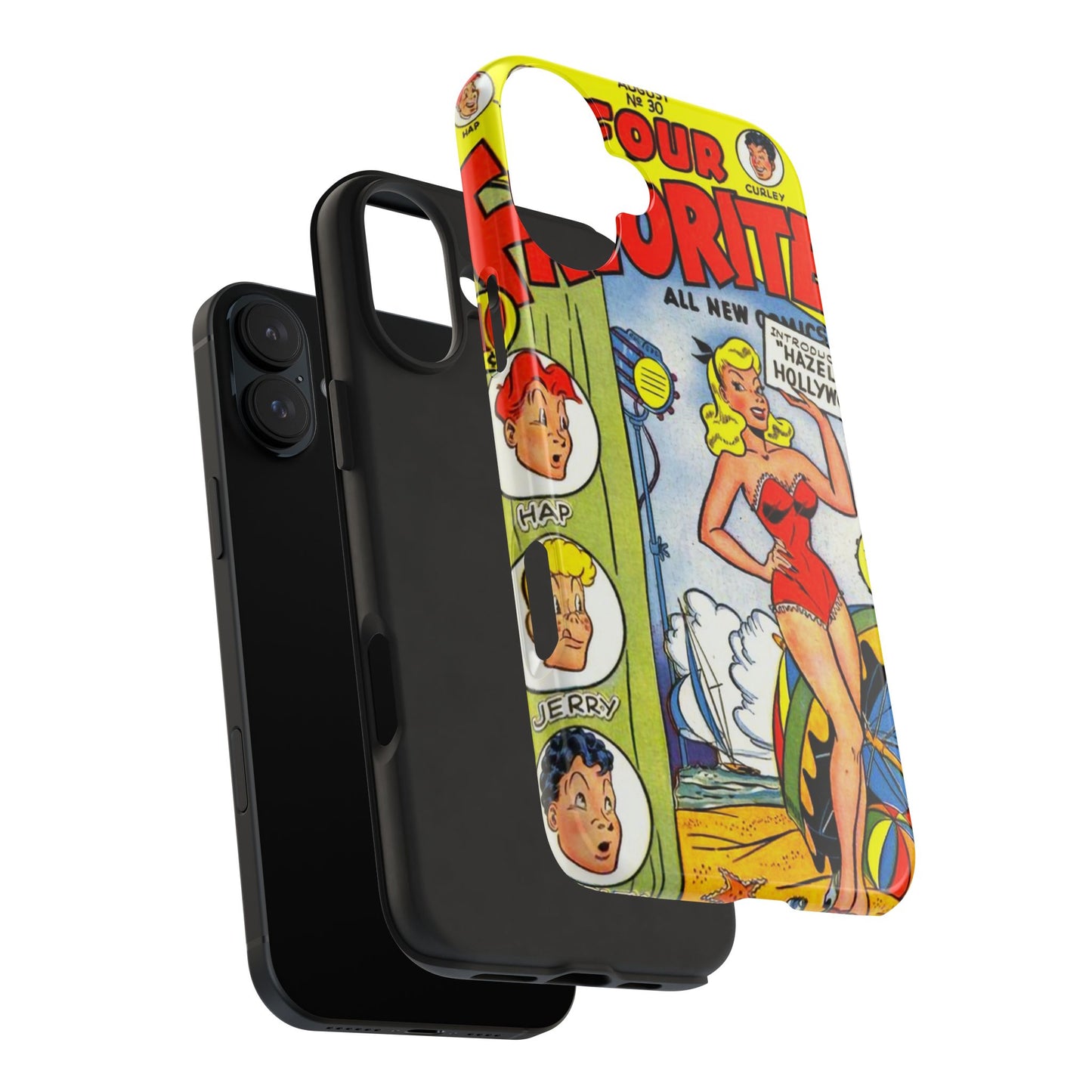 Vintage Comic Book Phone Case - Retro Art Design