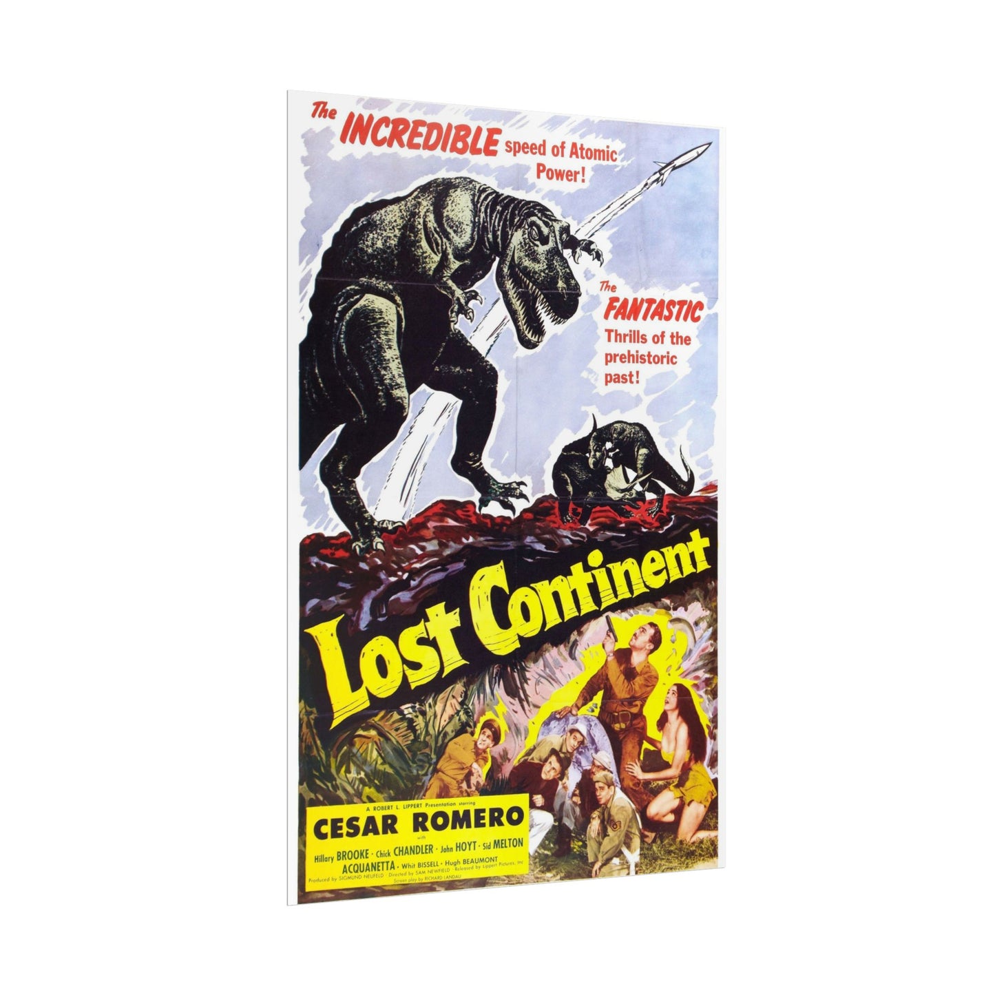 1951 Classic Film 'Lost Continent' Featuring Cesar Romero Poster Print